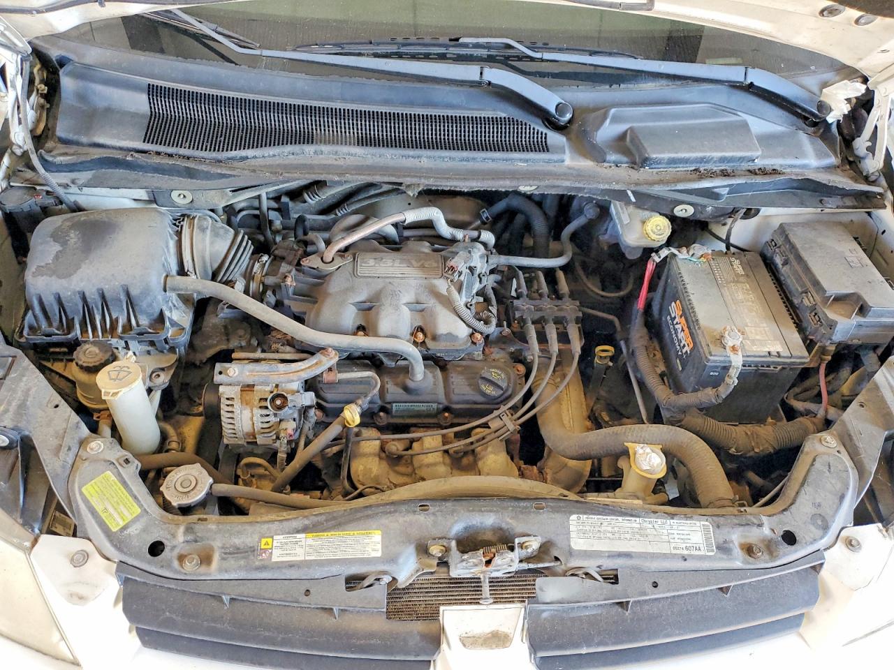 2009 Dodge Grand Caravan Se White vin: 2D8HN44E99R542025