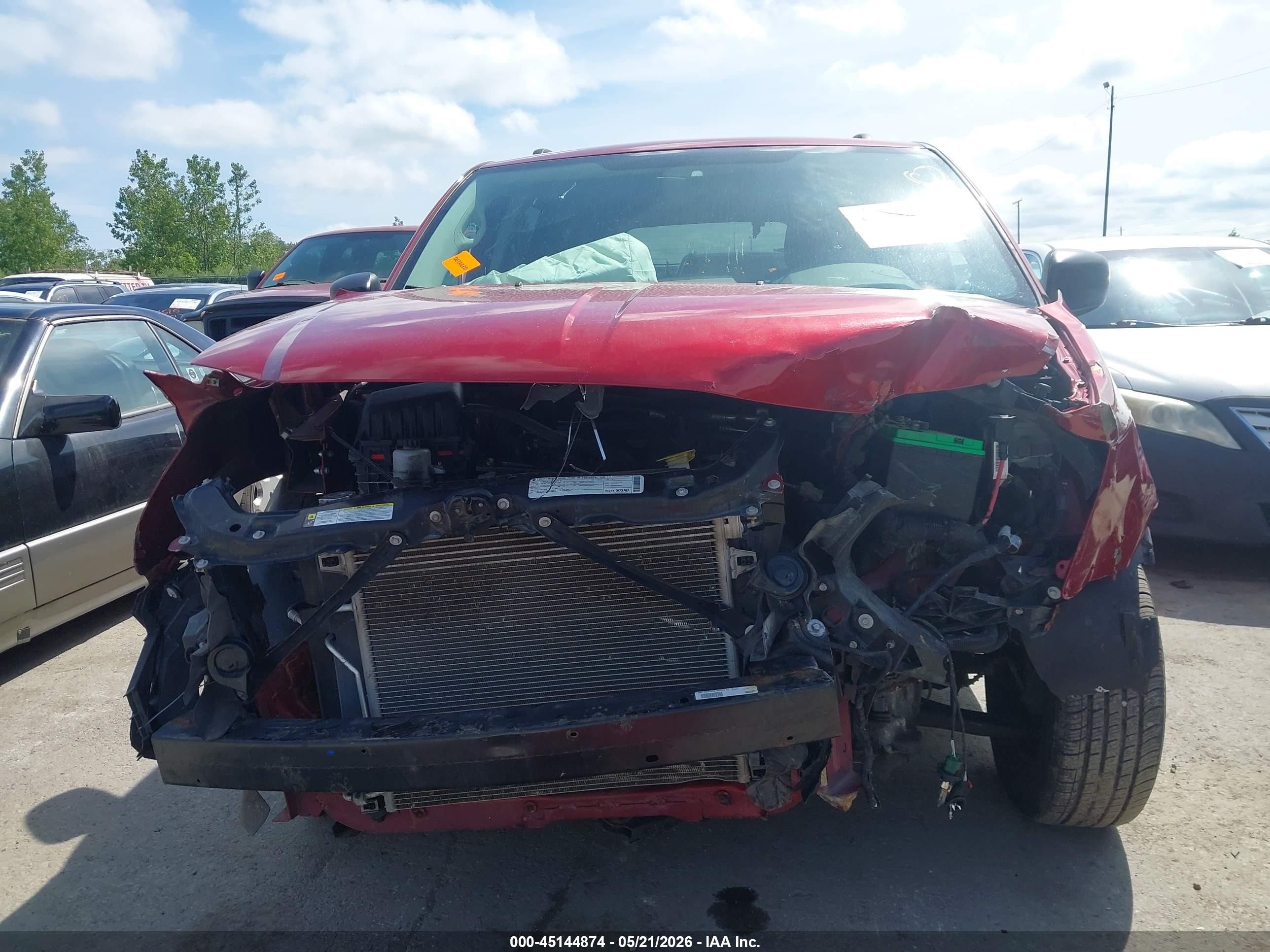 2009 Dodge Grand Caravan Se Red vin: 2D8HN44E99R616477