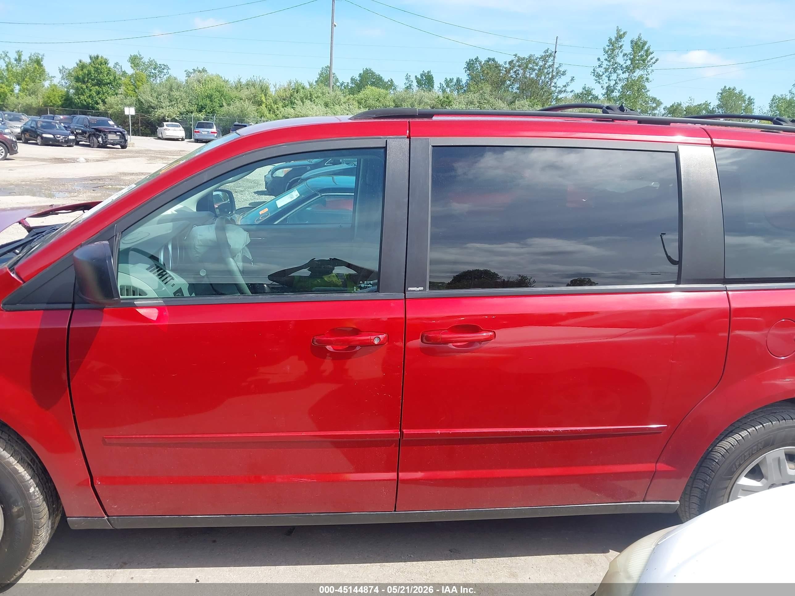 2009 Dodge Grand Caravan Se Red vin: 2D8HN44E99R616477