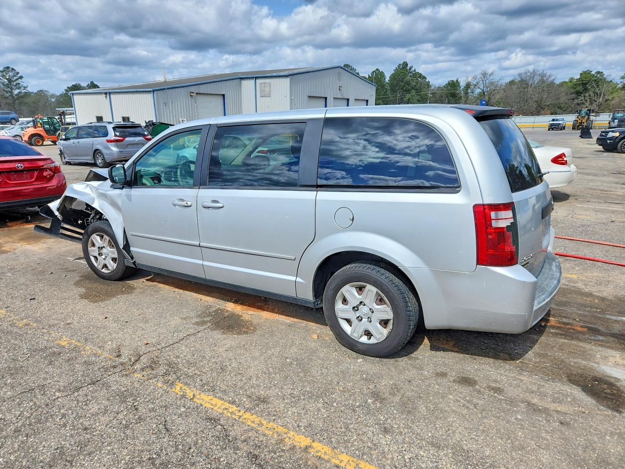 2009 Dodge Grand Caravan Se Silver vin: 2D8HN44E99R623655