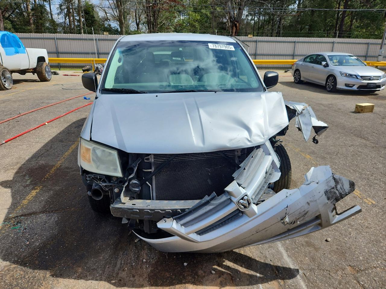 2009 Dodge Grand Caravan Se Silver vin: 2D8HN44E99R623655