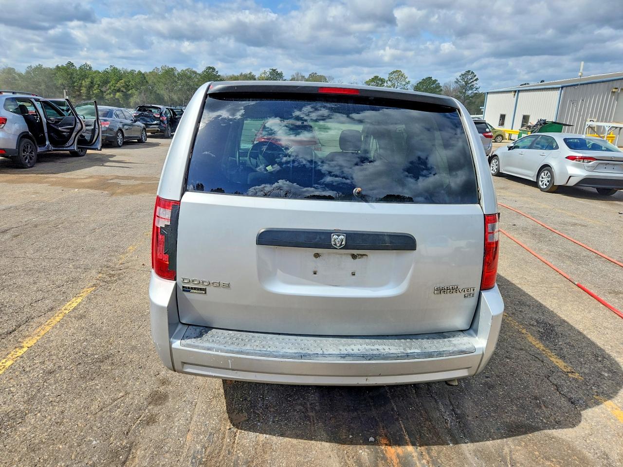 2009 Dodge Grand Caravan Se Silver vin: 2D8HN44E99R623655