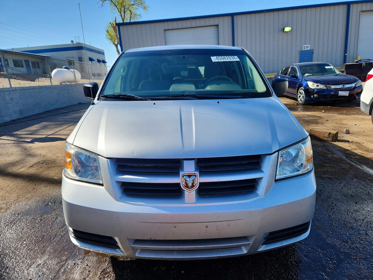 2009 Dodge Grand Caravan Se Silver vin: 2D8HN44E99R627169