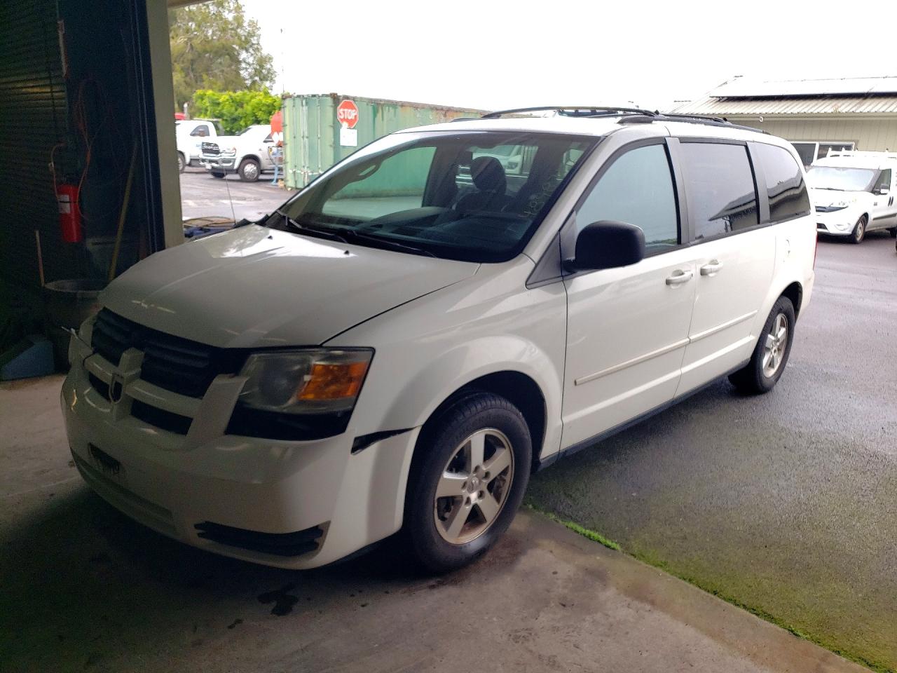 2009 Dodge Grand Caravan Se White vin: 2D8HN44E99R634316