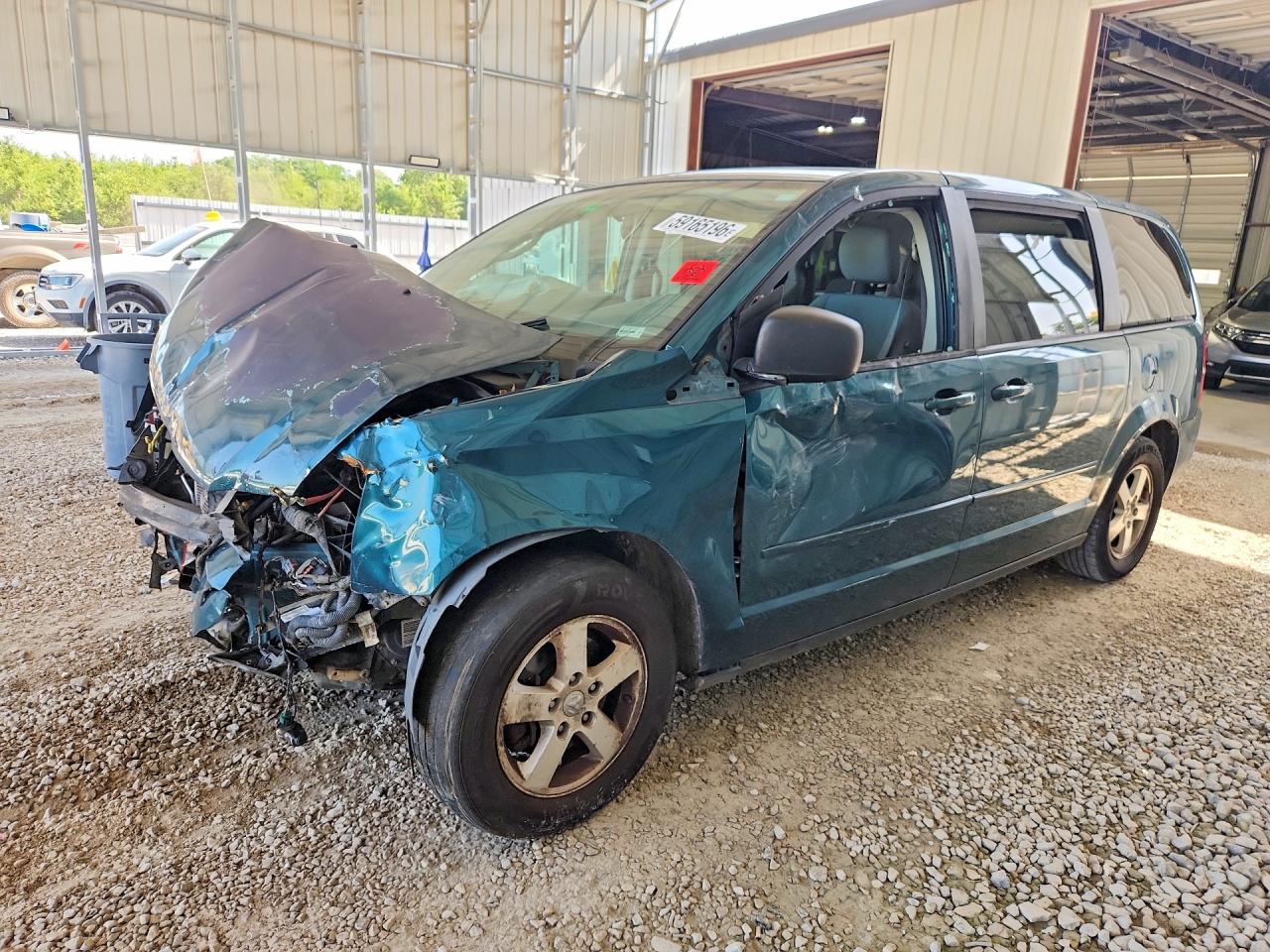 2009 Dodge Grand Caravan Se Green vin: 2D8HN44E99R647891