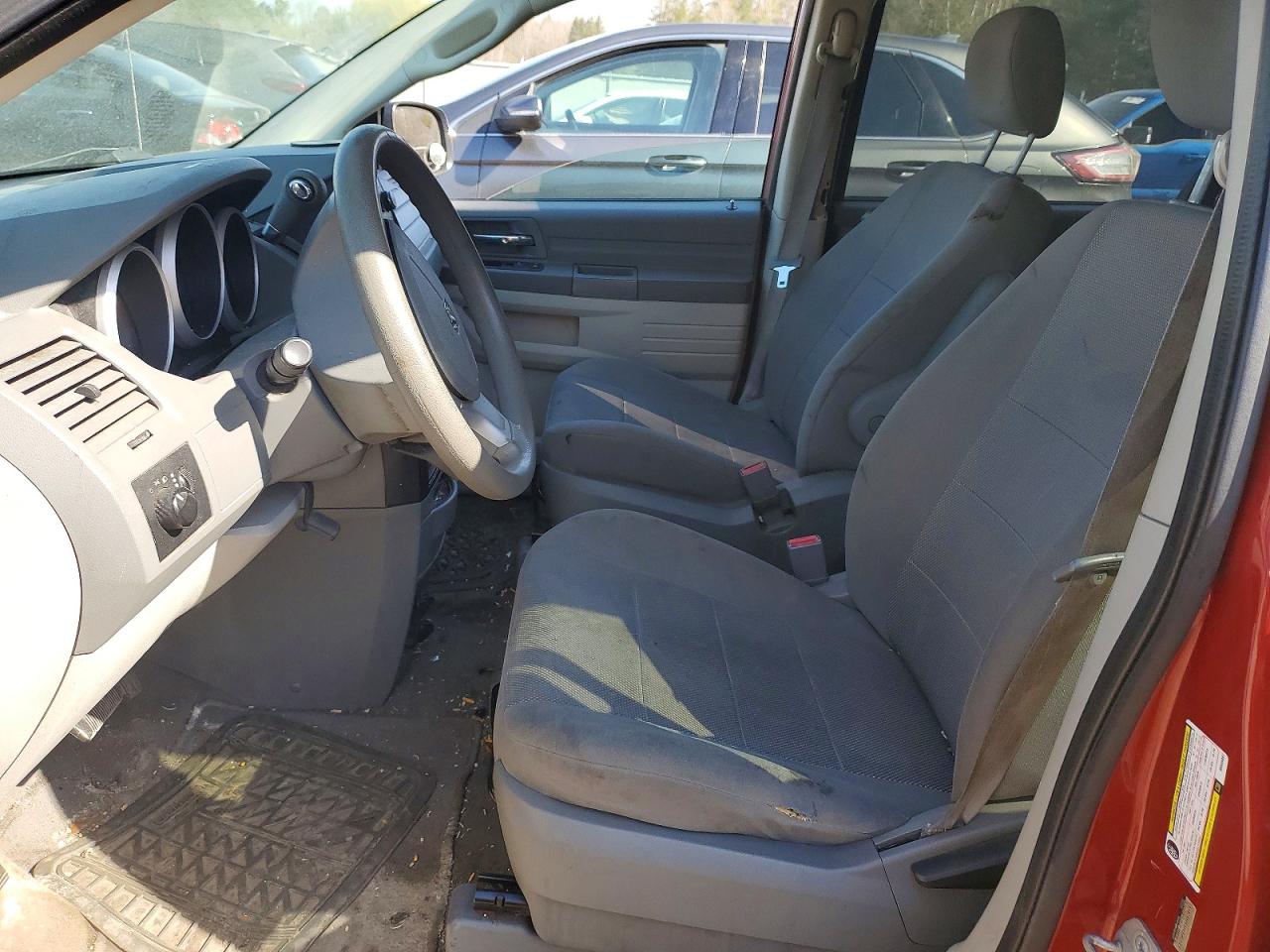 2009 Dodge Grand Caravan Se Red vin: 2D8HN44EX9R505887