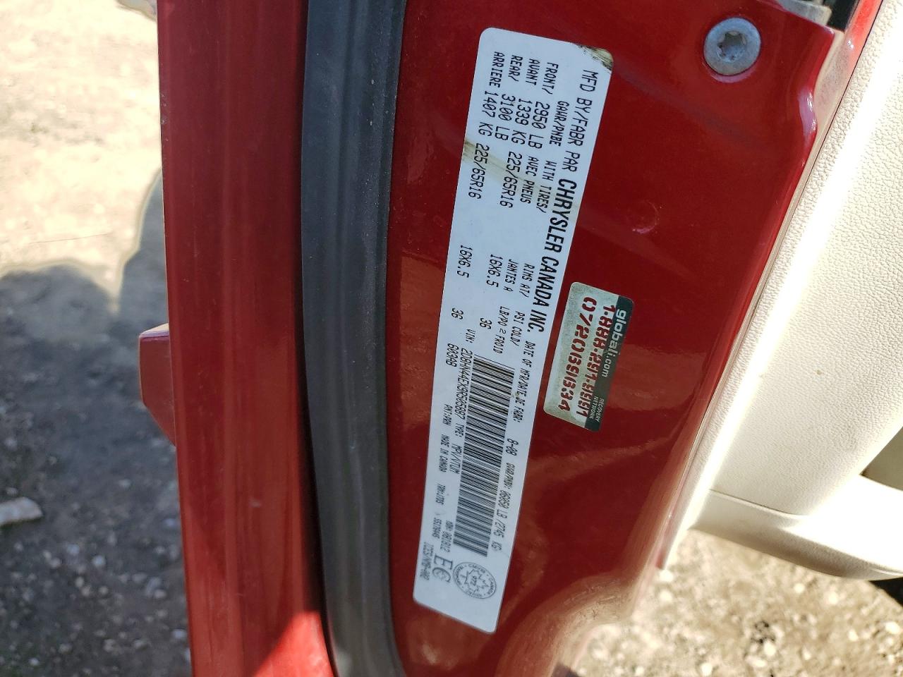 2009 Dodge Grand Caravan Se Red vin: 2D8HN44EX9R505887