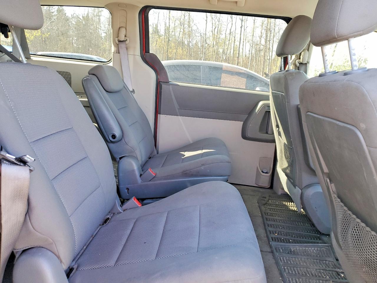 2009 Dodge Grand Caravan Se Red vin: 2D8HN44EX9R505887