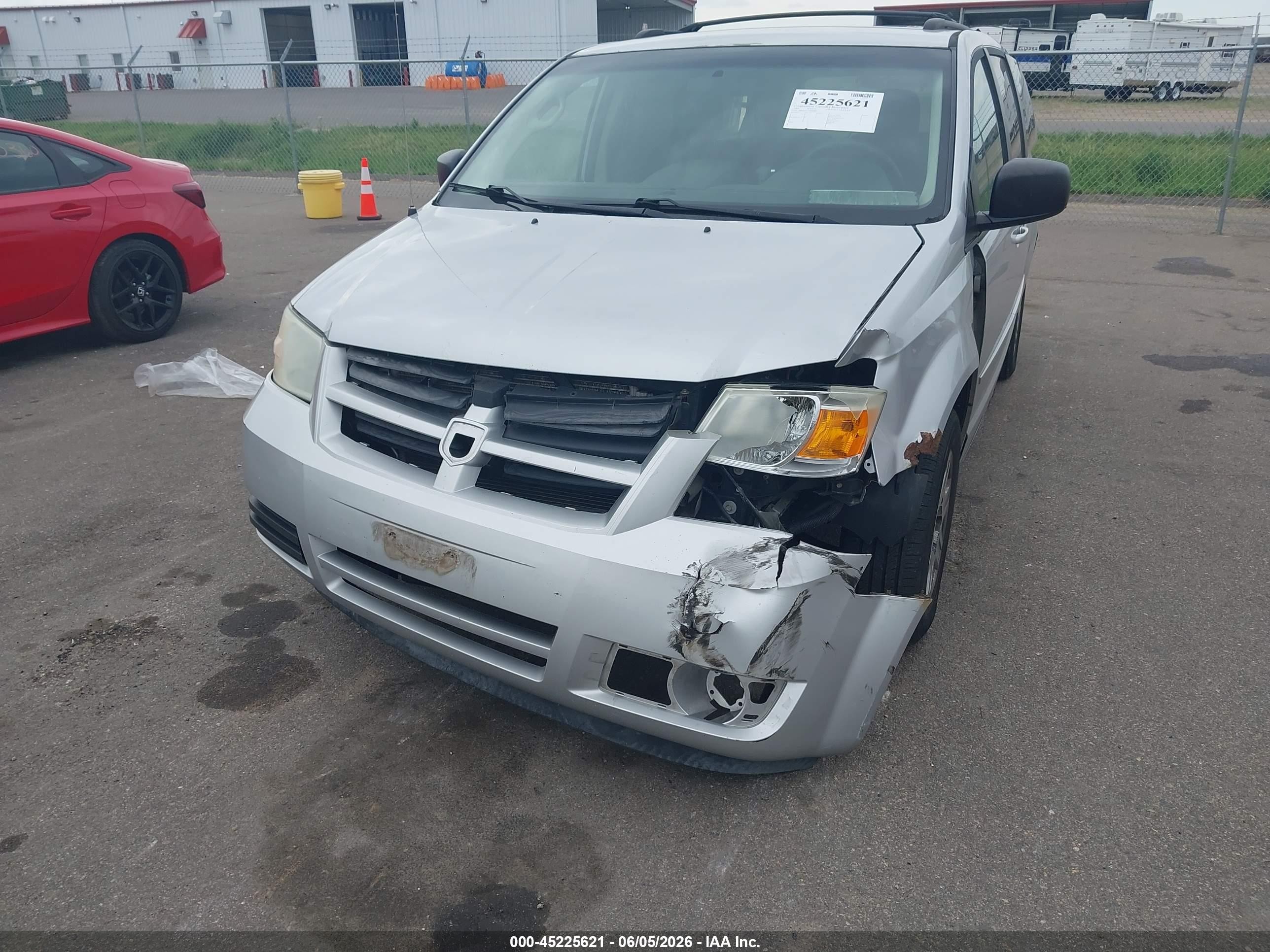 2009 Dodge Grand Caravan Se Gray vin: 2D8HN44EX9R593663