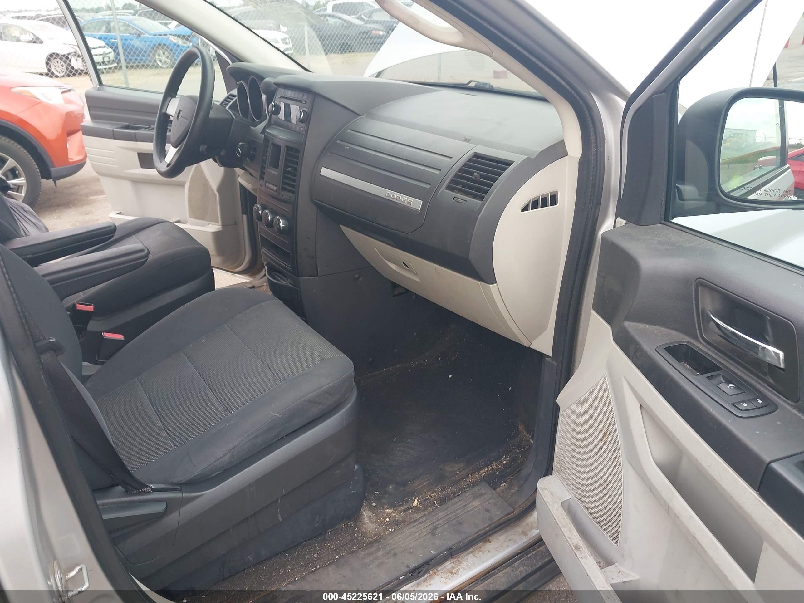 2009 Dodge Grand Caravan Se Gray vin: 2D8HN44EX9R593663