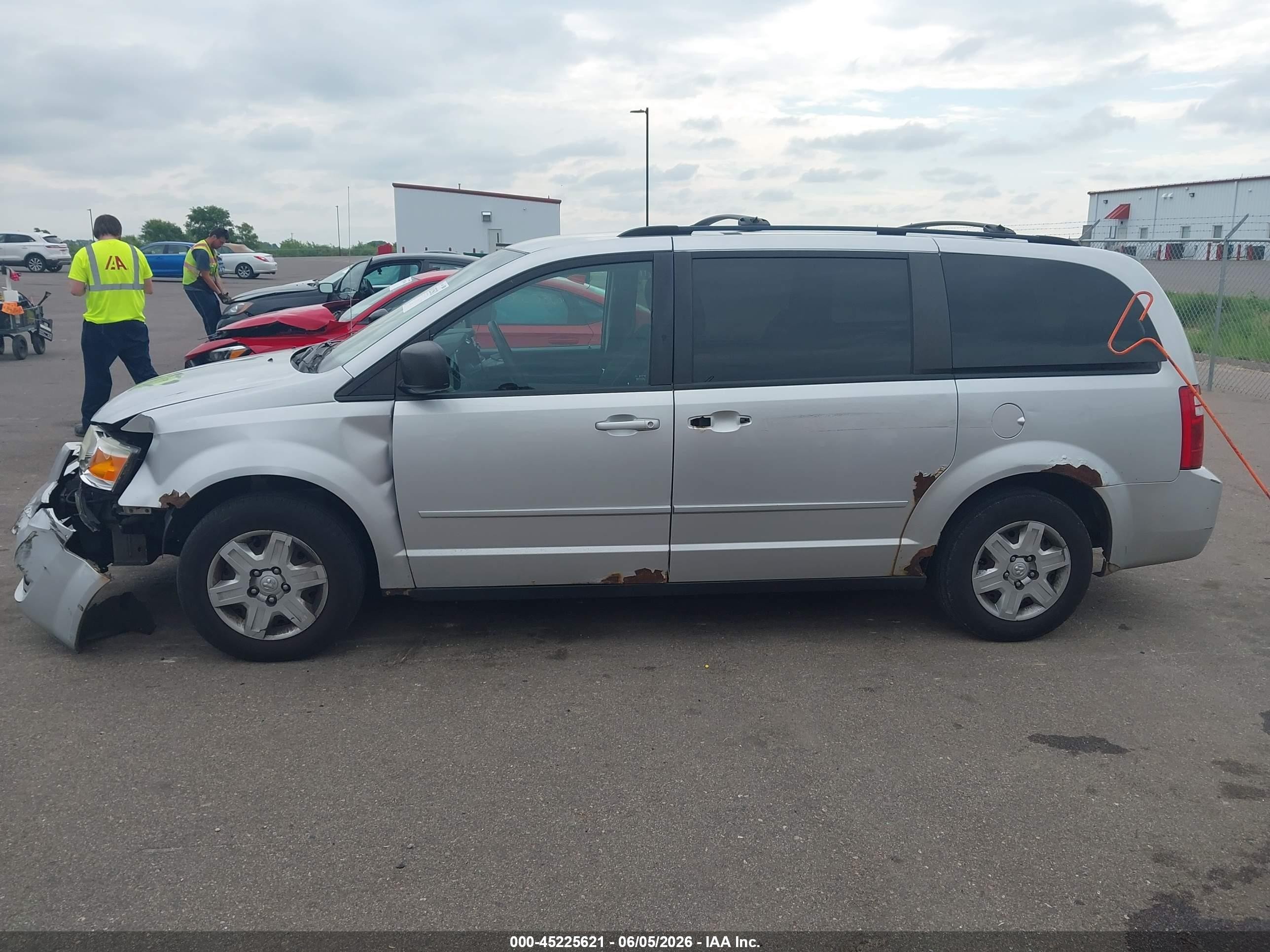 2009 Dodge Grand Caravan Se Gray vin: 2D8HN44EX9R593663
