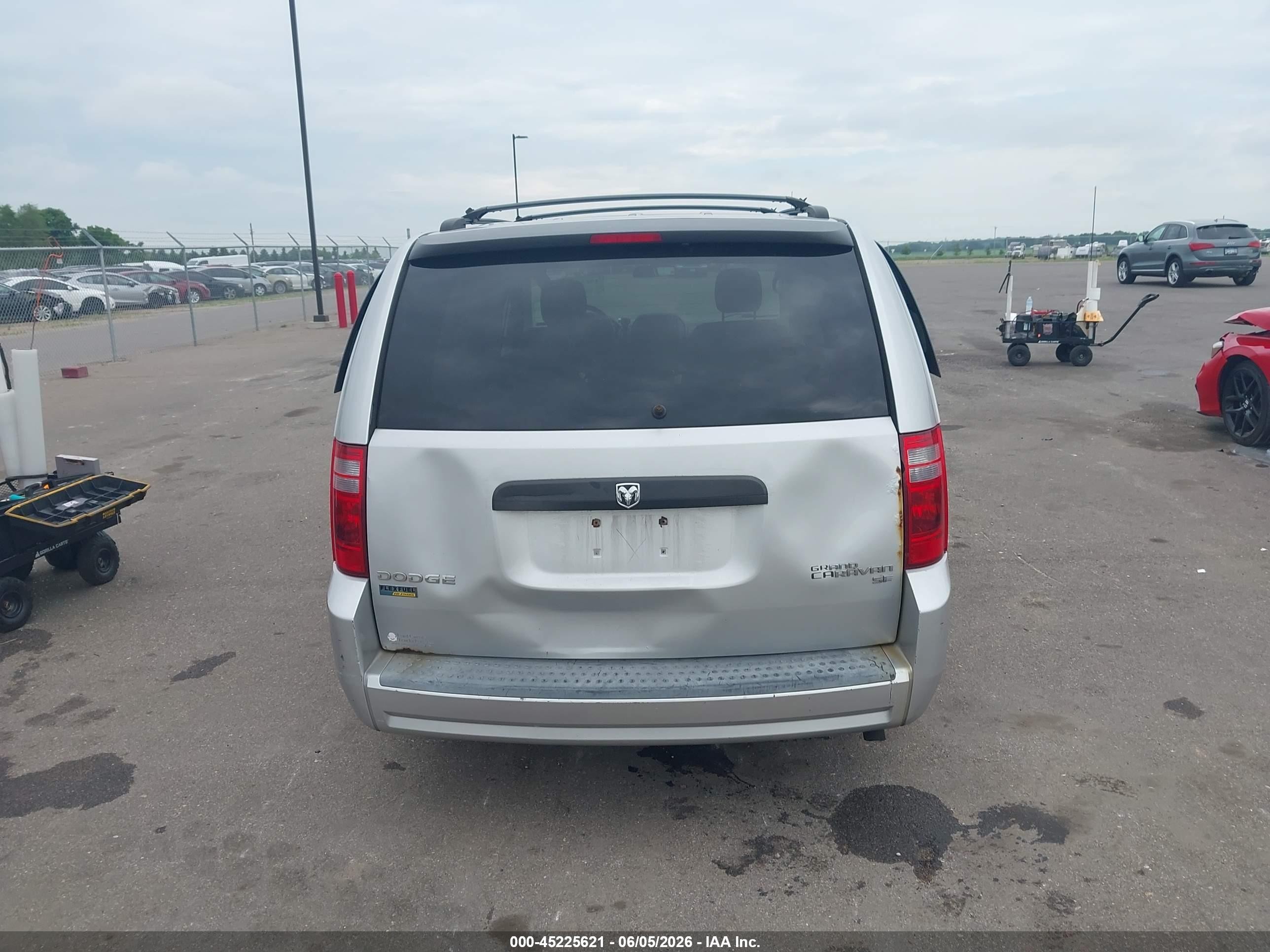 2009 Dodge Grand Caravan Se Gray vin: 2D8HN44EX9R593663