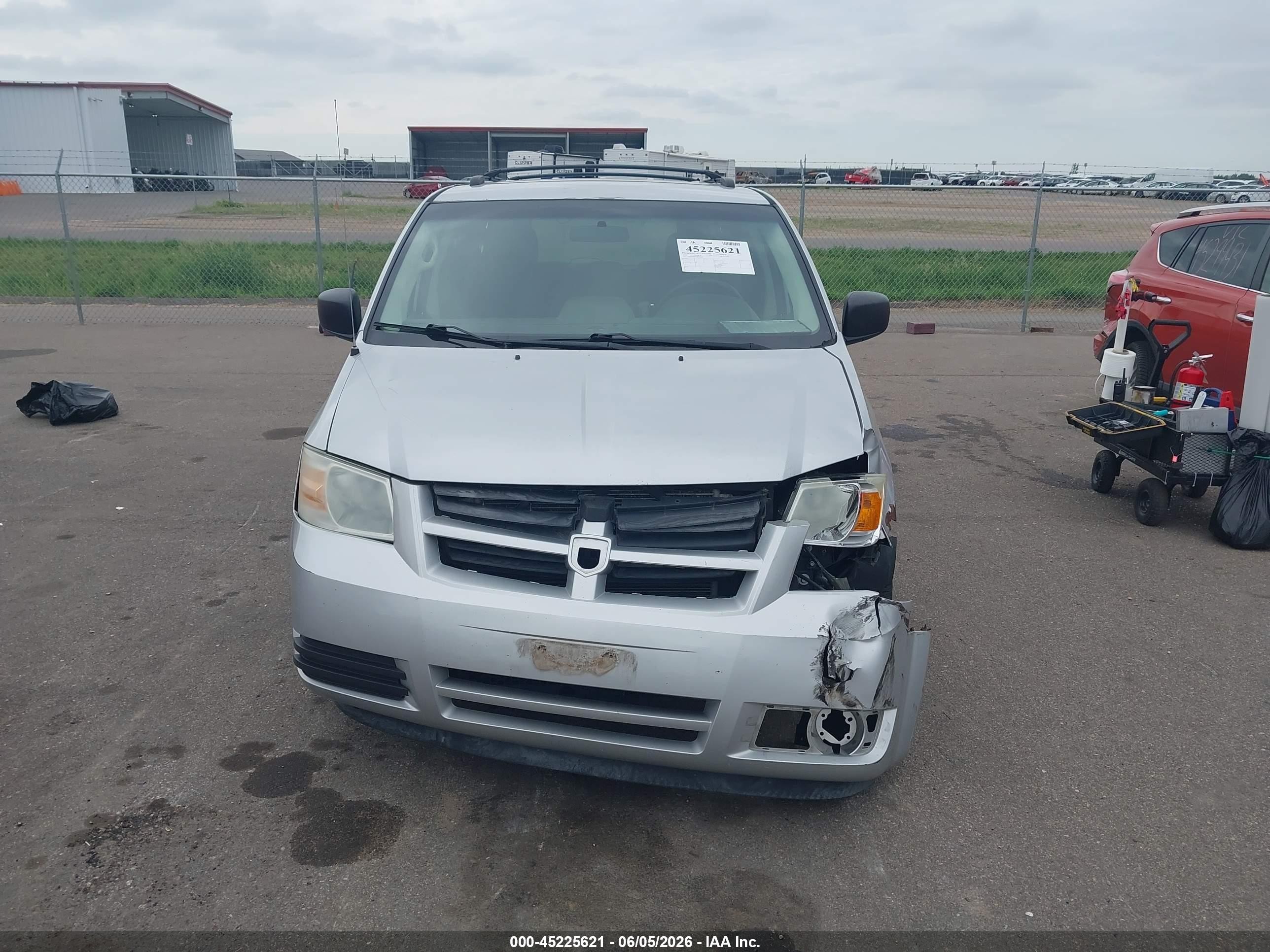 2009 Dodge Grand Caravan Se Gray vin: 2D8HN44EX9R593663