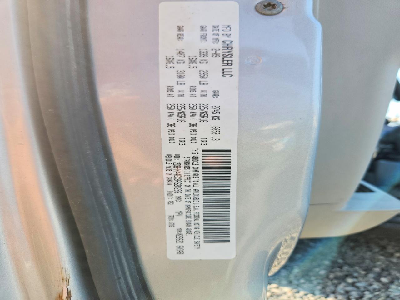 2009 Dodge Grand Caravan Se Silver vin: 2D8HN44EX9R628296