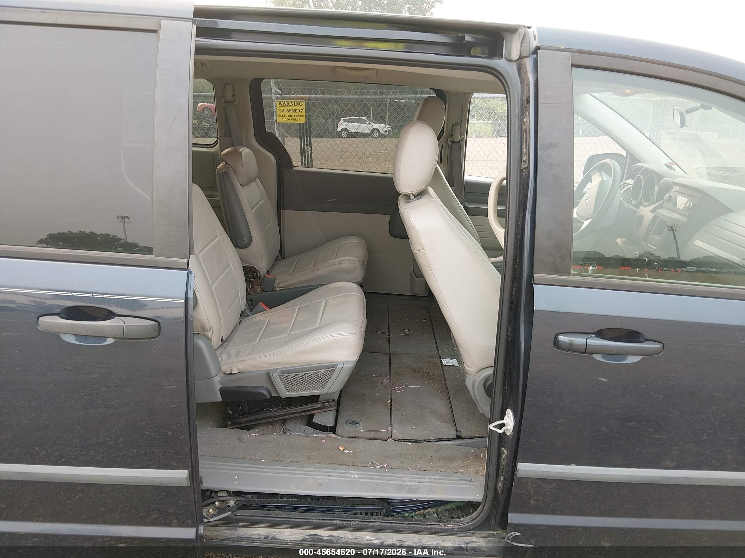 2008 Dodge Grand Caravan Se Gray vin: 2D8HN44H08R695174