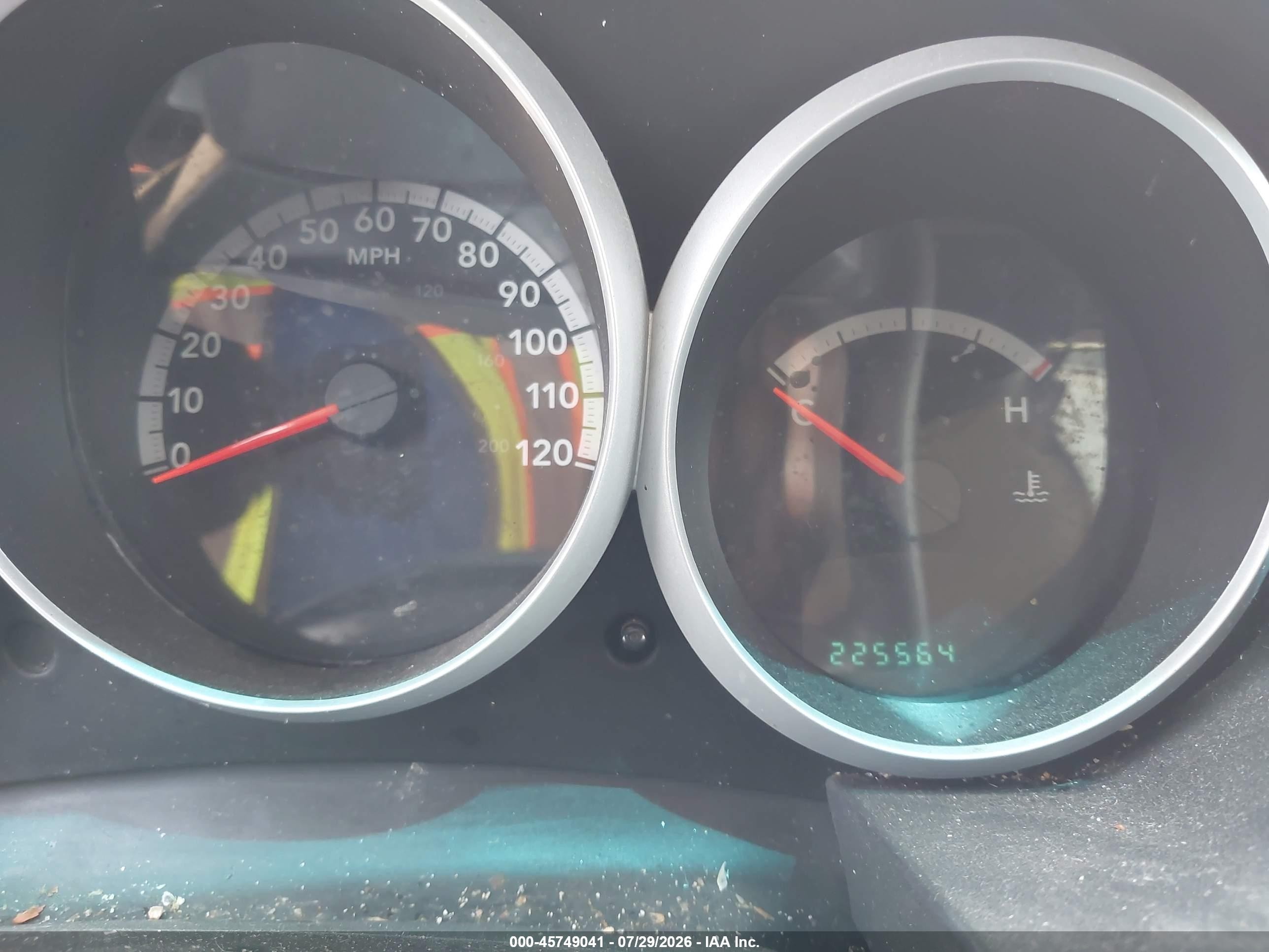 2008 Dodge Grand Caravan Se Maroon vin: 2D8HN44H08R704651
