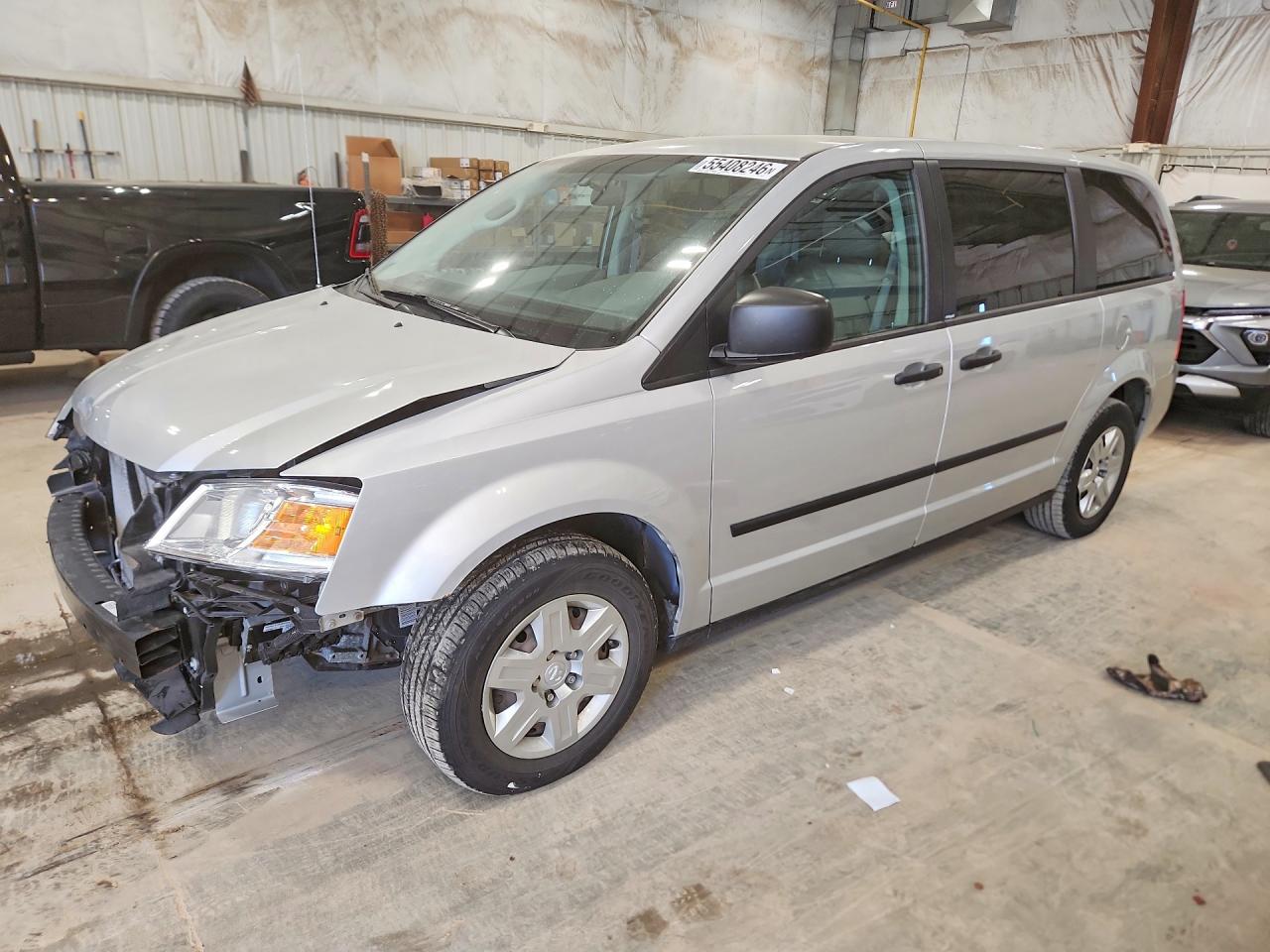 2008 Dodge Grand Caravan Se Silver vin: 2D8HN44H08R720672