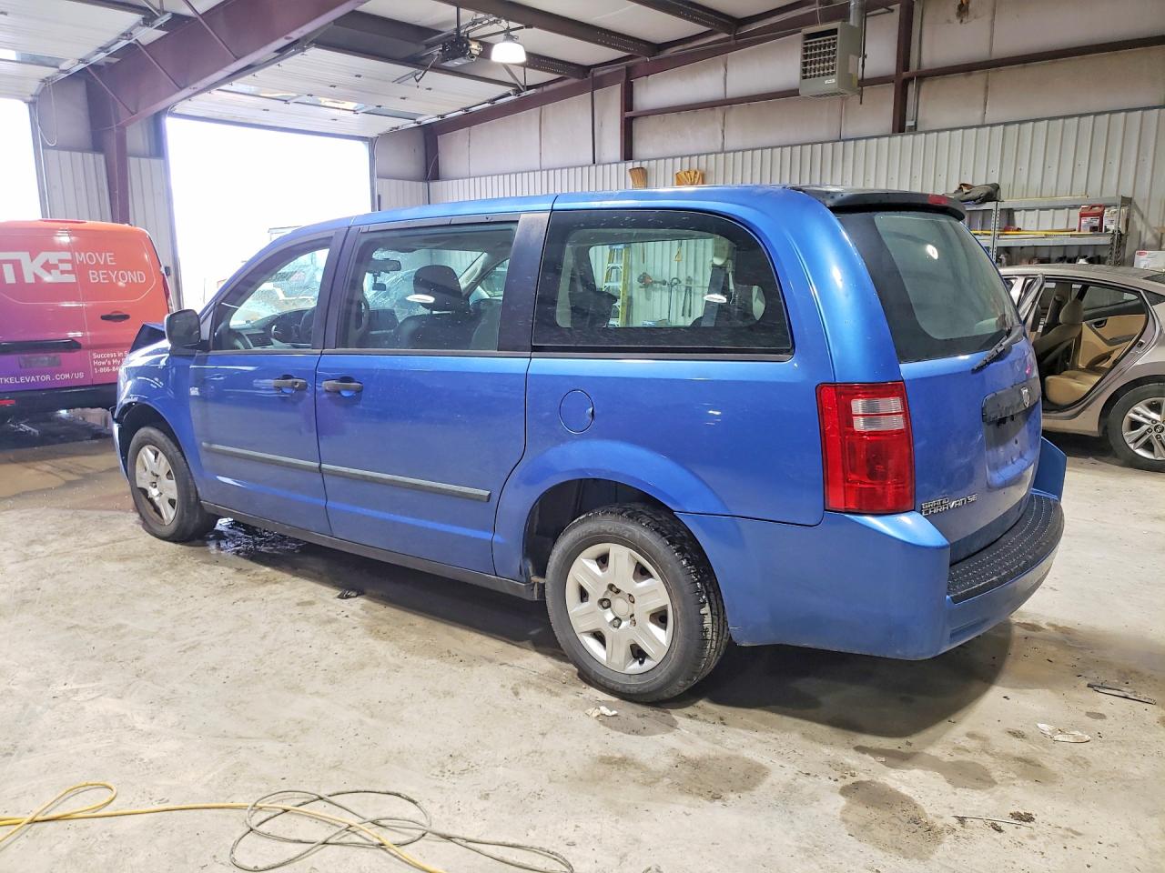 2008 Dodge Grand Caravan Se Blue vin: 2D8HN44H18R702794