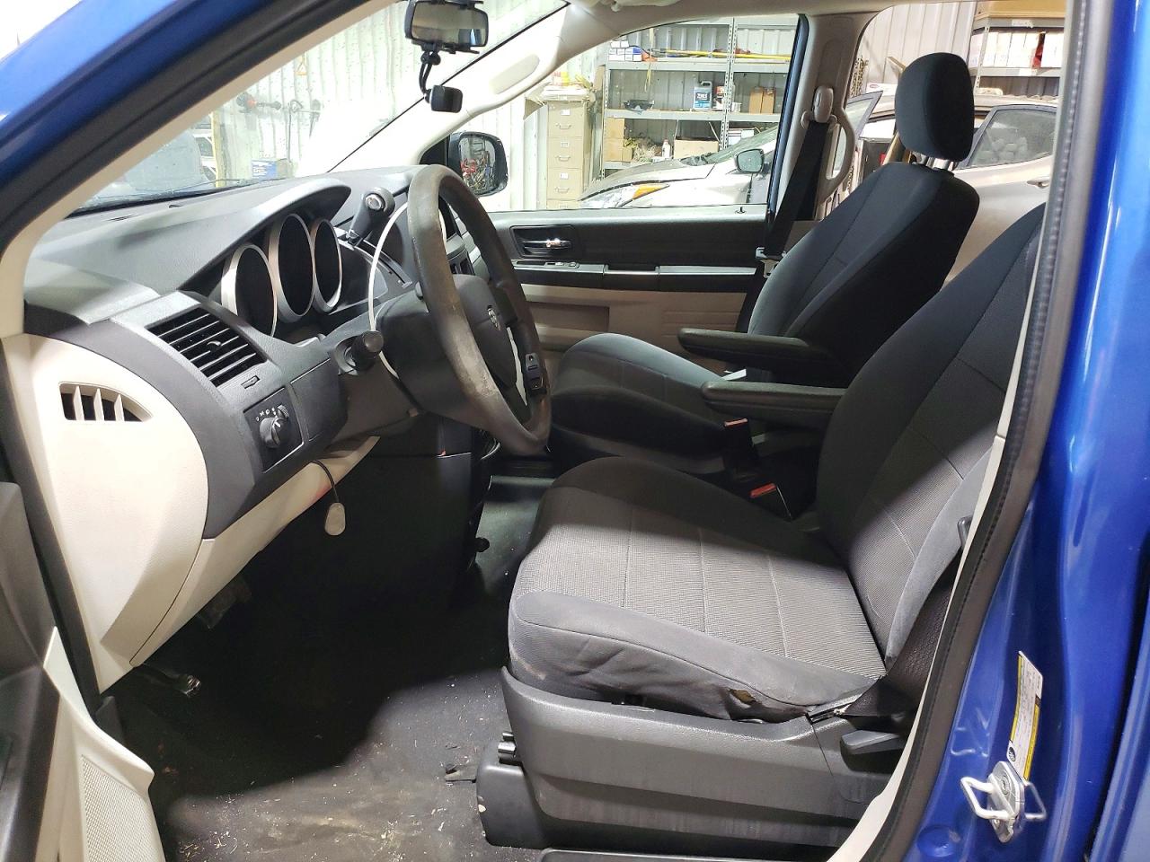 2008 Dodge Grand Caravan Se Blue vin: 2D8HN44H18R702794