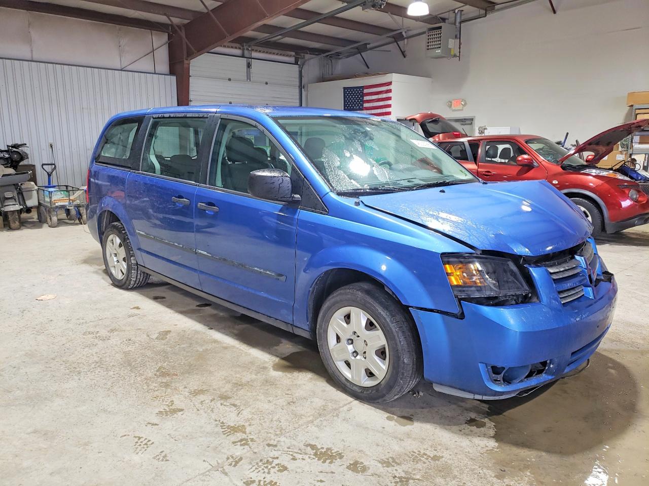 2008 Dodge Grand Caravan Se Blue vin: 2D8HN44H18R702794