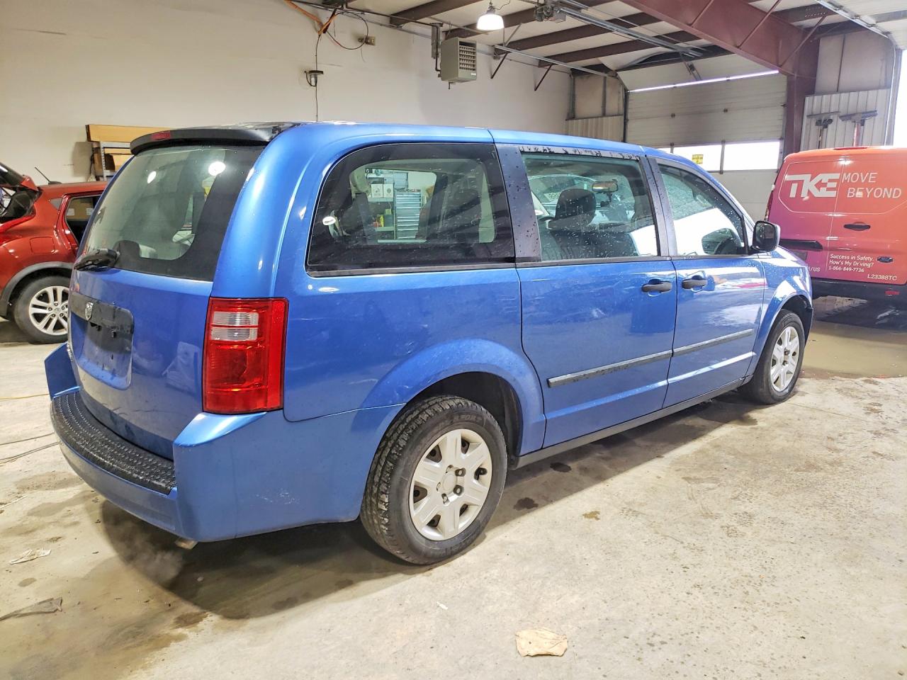 2008 Dodge Grand Caravan Se Blue vin: 2D8HN44H18R702794