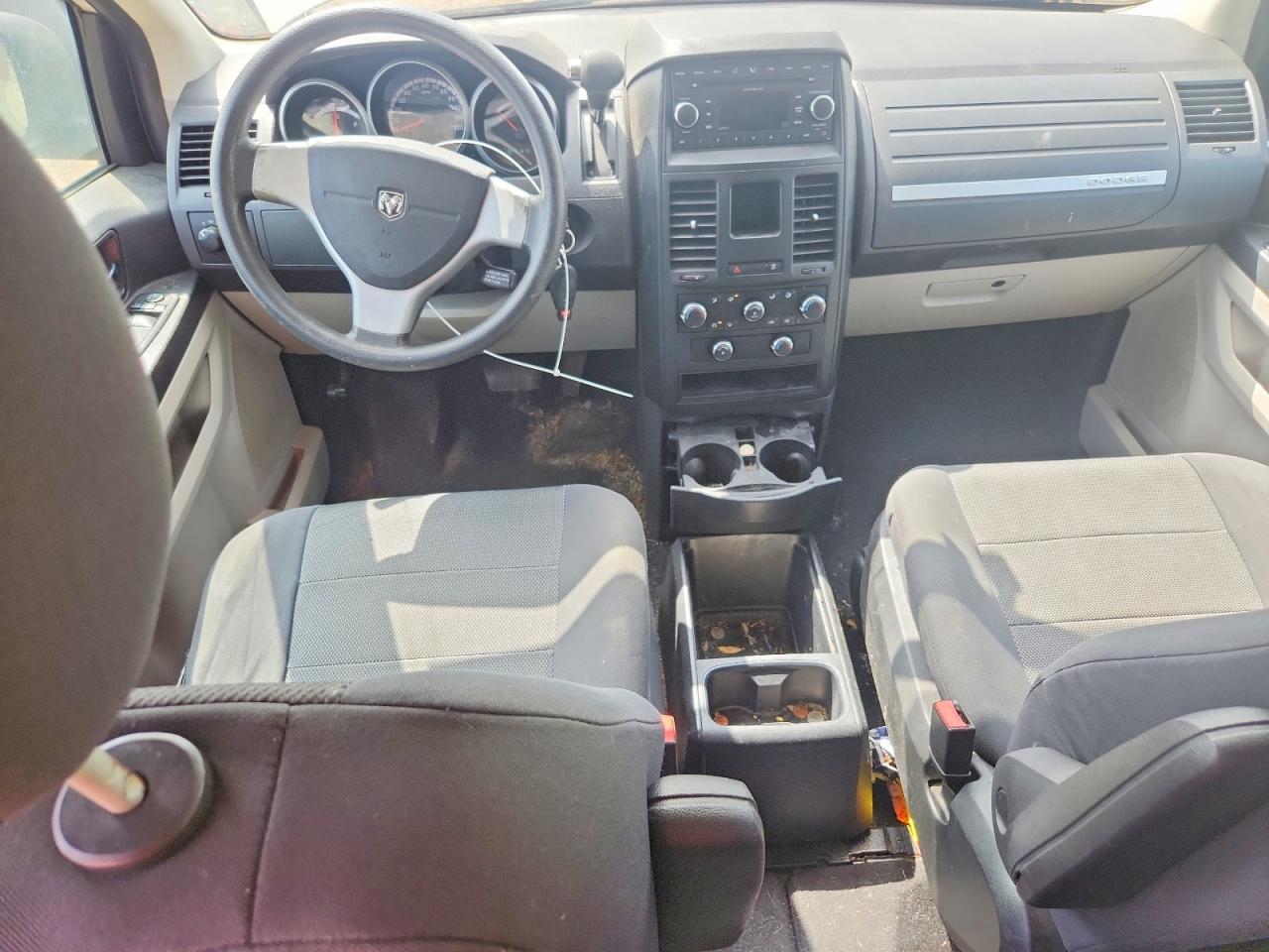 2008 Dodge Grand Caravan Se White vin: 2D8HN44H28R761157