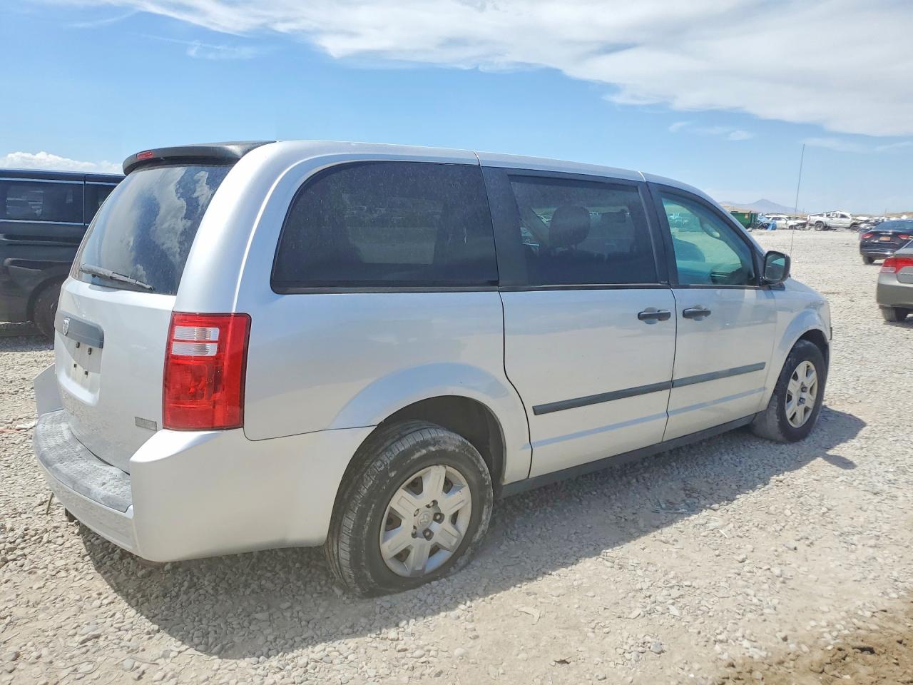 2008 Dodge Grand Caravan Silver vin: 2D8HN44H28R772742