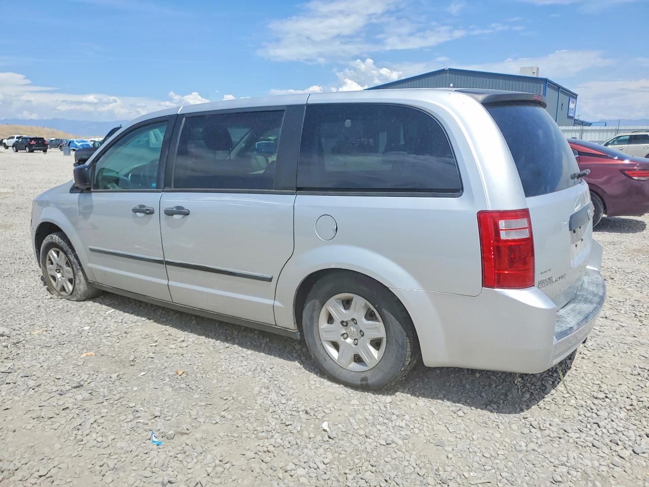 2008 Dodge Grand Caravan Silver vin: 2D8HN44H28R772742