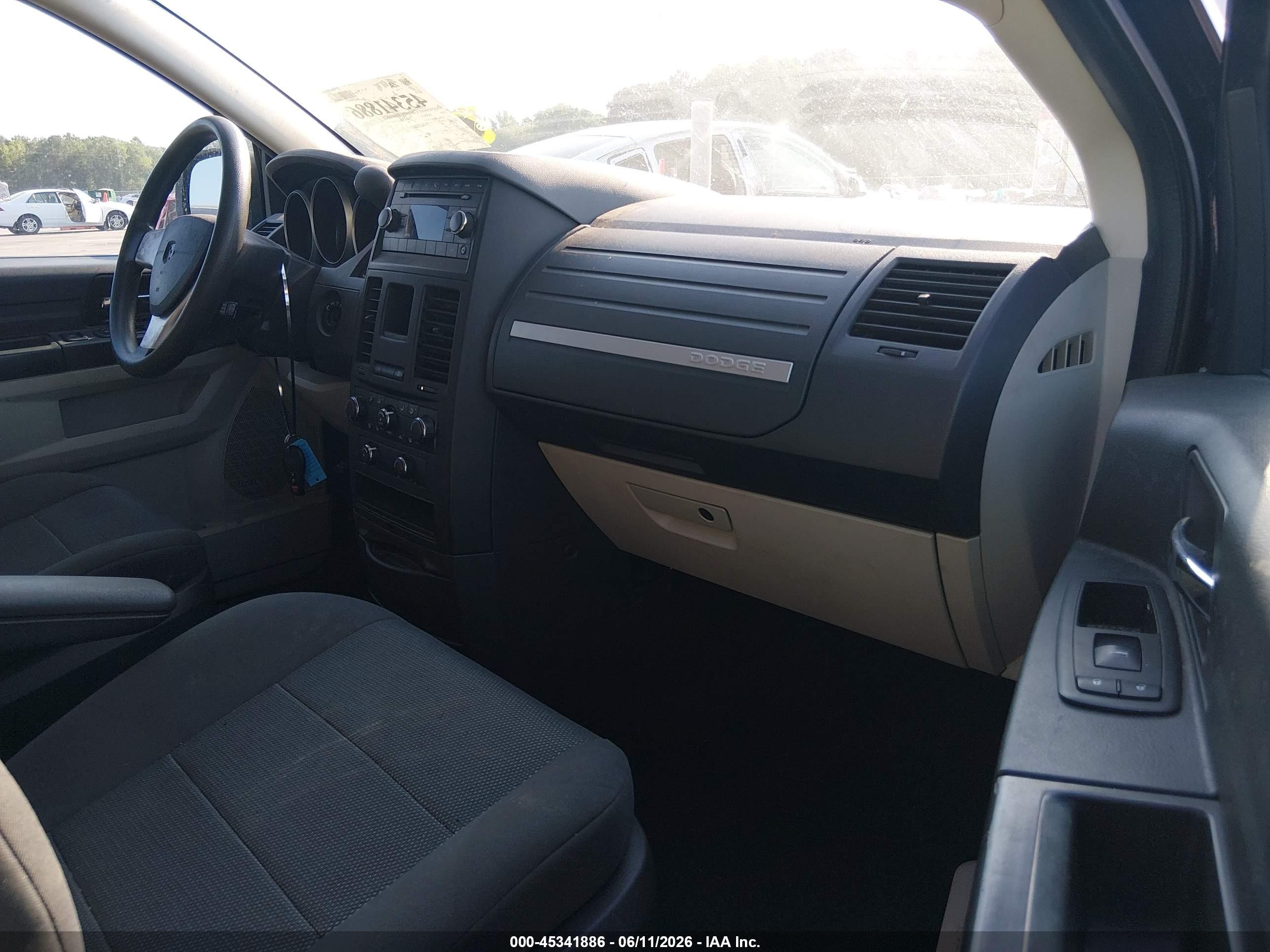 2008 Dodge Grand Caravan Se Blue vin: 2D8HN44H28R778234