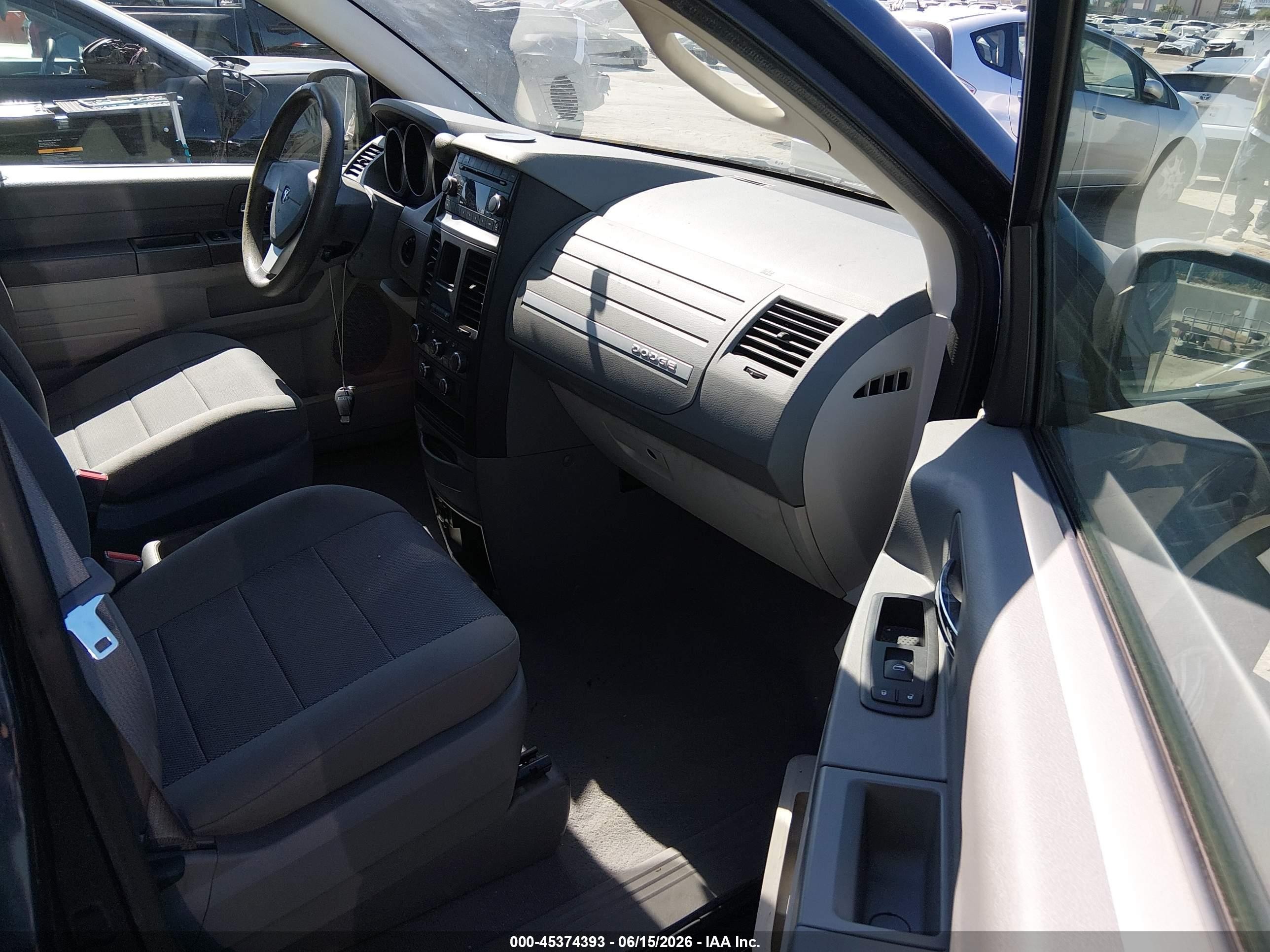 2008 Dodge Grand Caravan Se Navy vin: 2D8HN44H38R606195