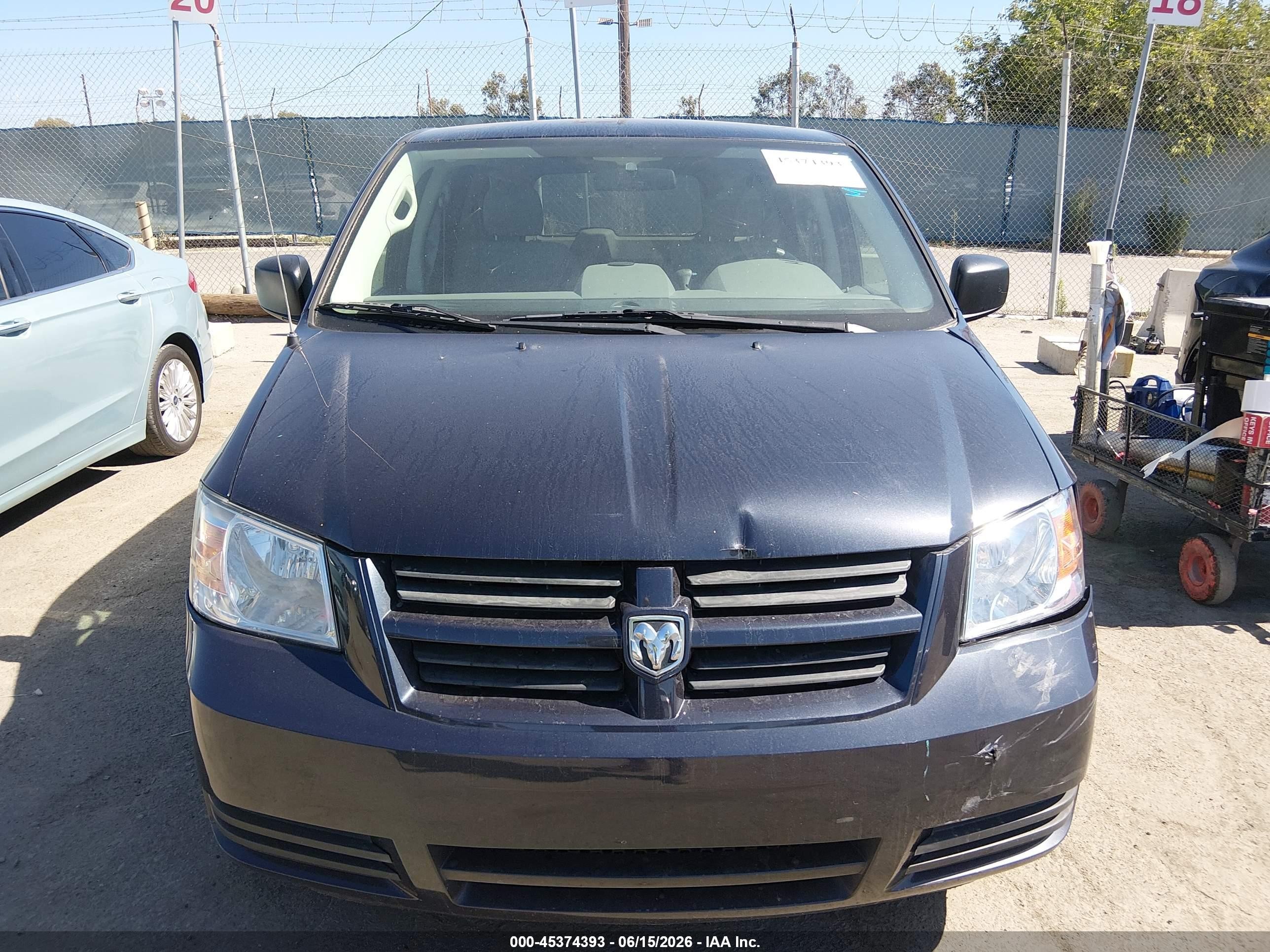 2008 Dodge Grand Caravan Se Navy vin: 2D8HN44H38R606195