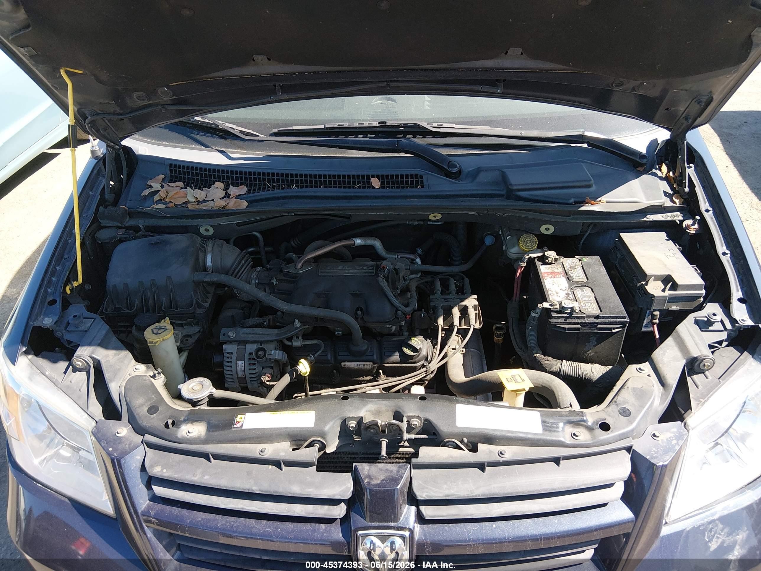 2008 Dodge Grand Caravan Se Navy vin: 2D8HN44H38R606195