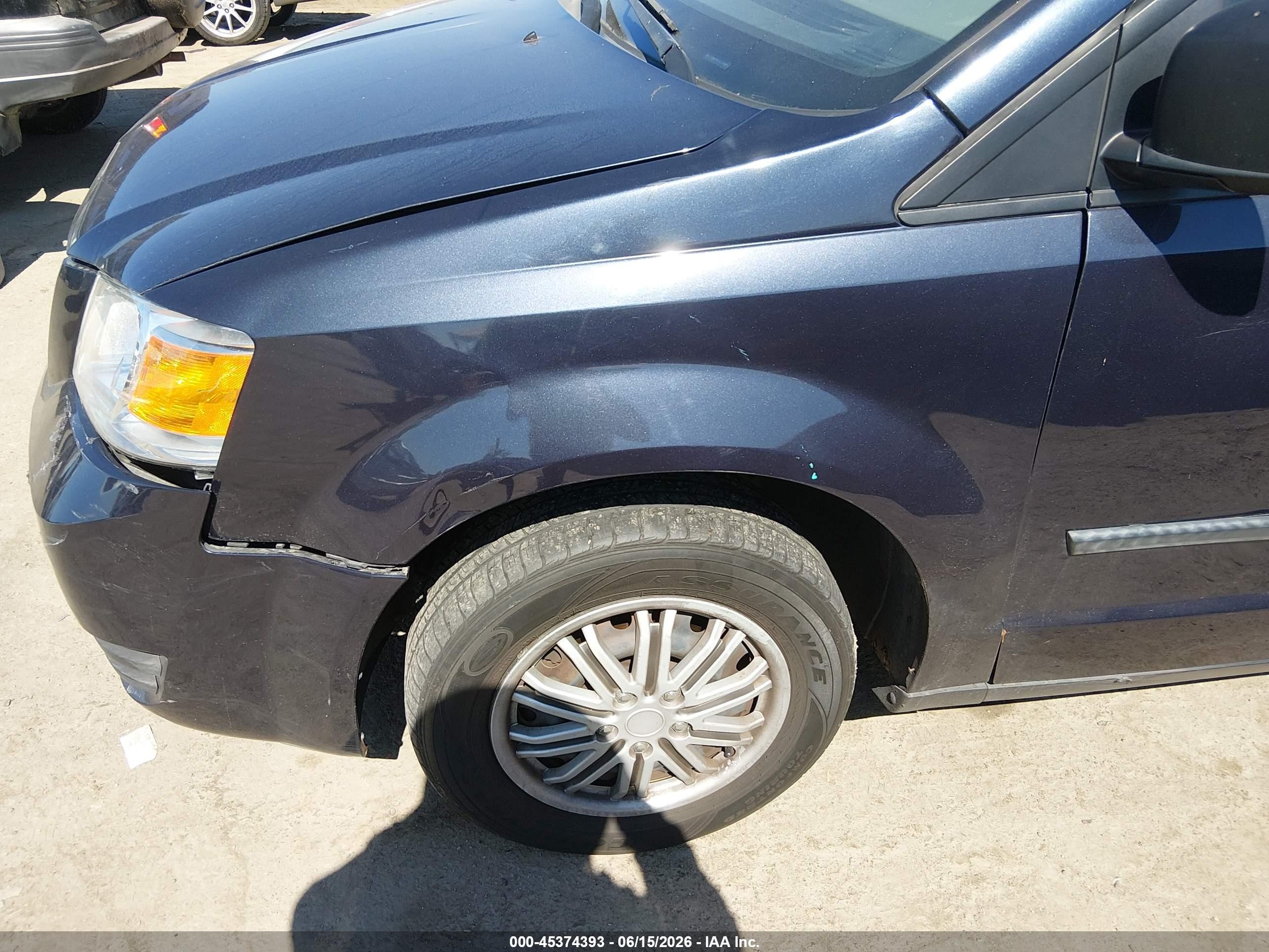 2008 Dodge Grand Caravan Se Navy vin: 2D8HN44H38R606195