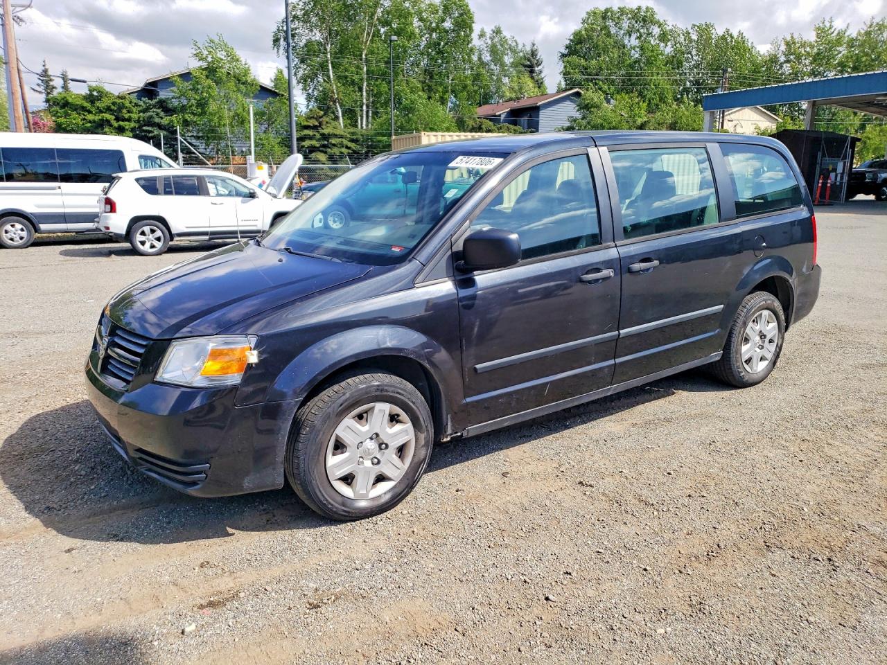 2008 Dodge Grand Caravan Se Серый vin: 2D8HN44H48R147422
