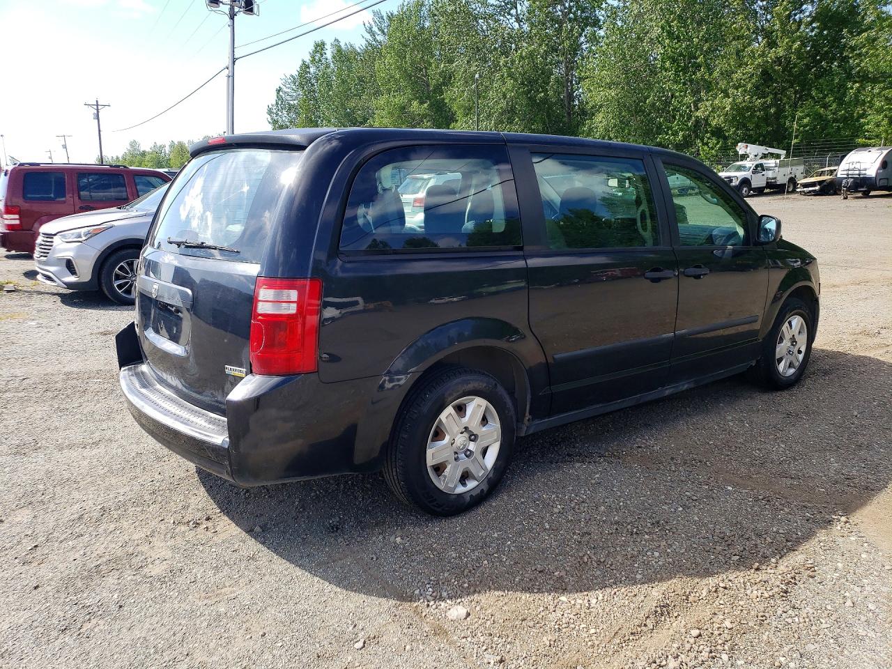 2008 Dodge Grand Caravan Se Серый vin: 2D8HN44H48R147422