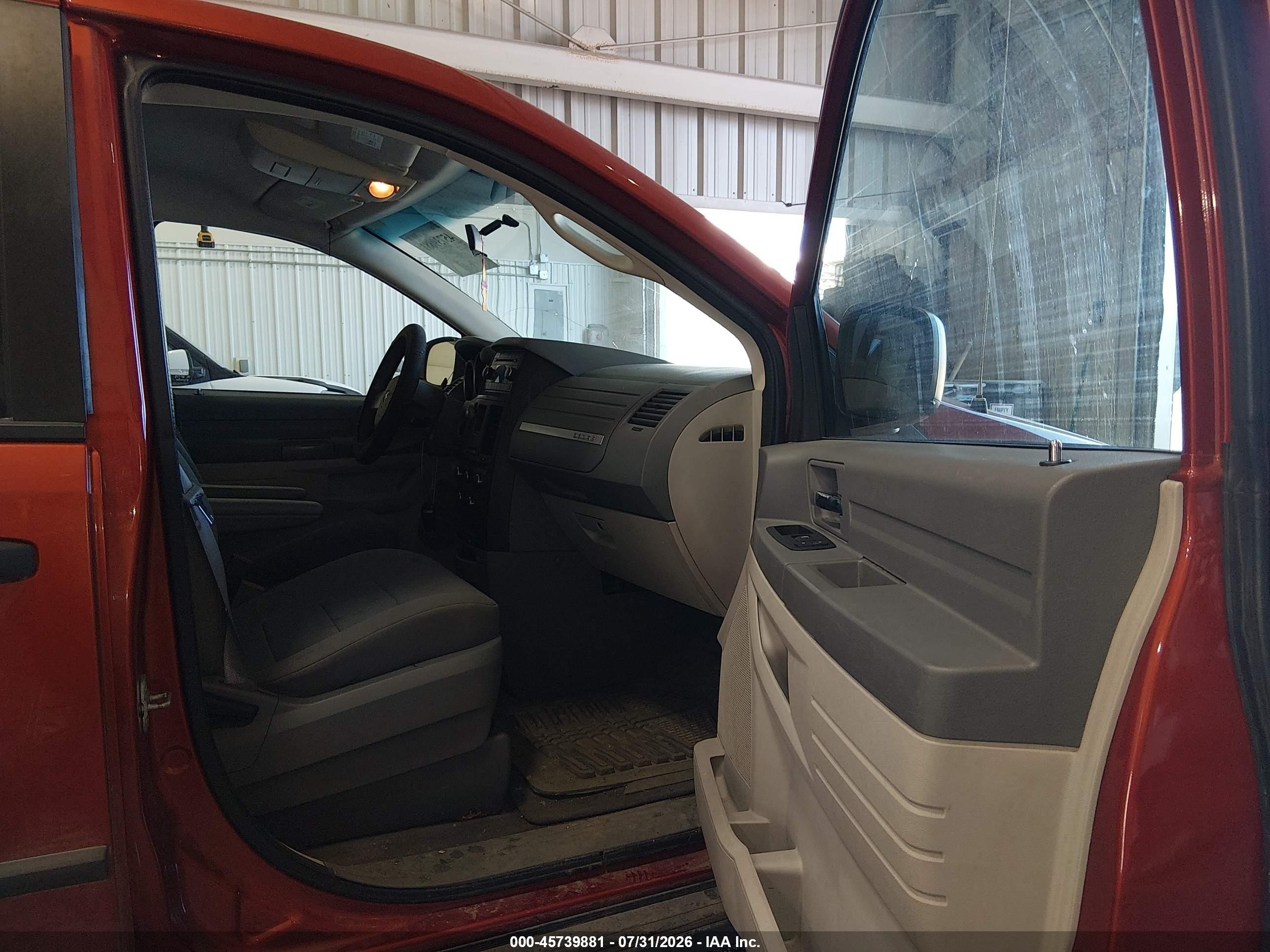 2008 Dodge Grand Caravan Se Orange vin: 2D8HN44H48R722893