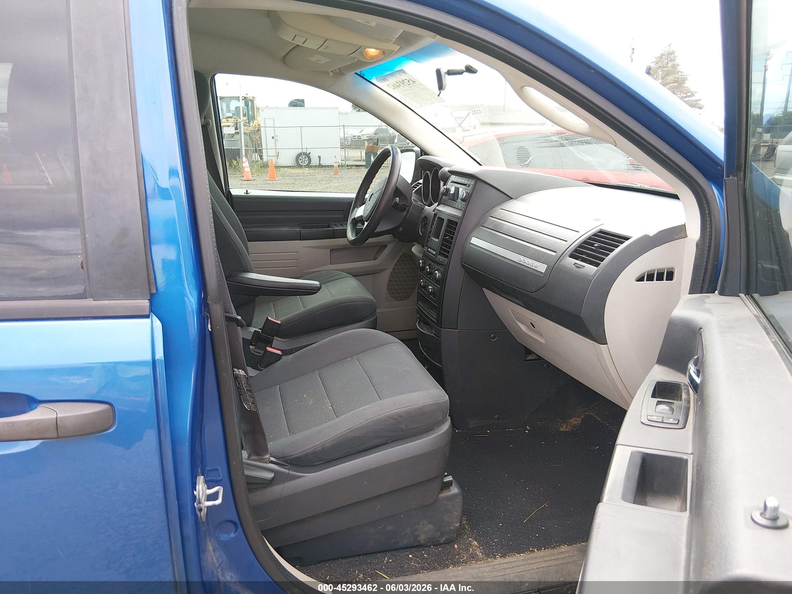 2008 Dodge Grand Caravan Se Blue vin: 2D8HN44H48R724627