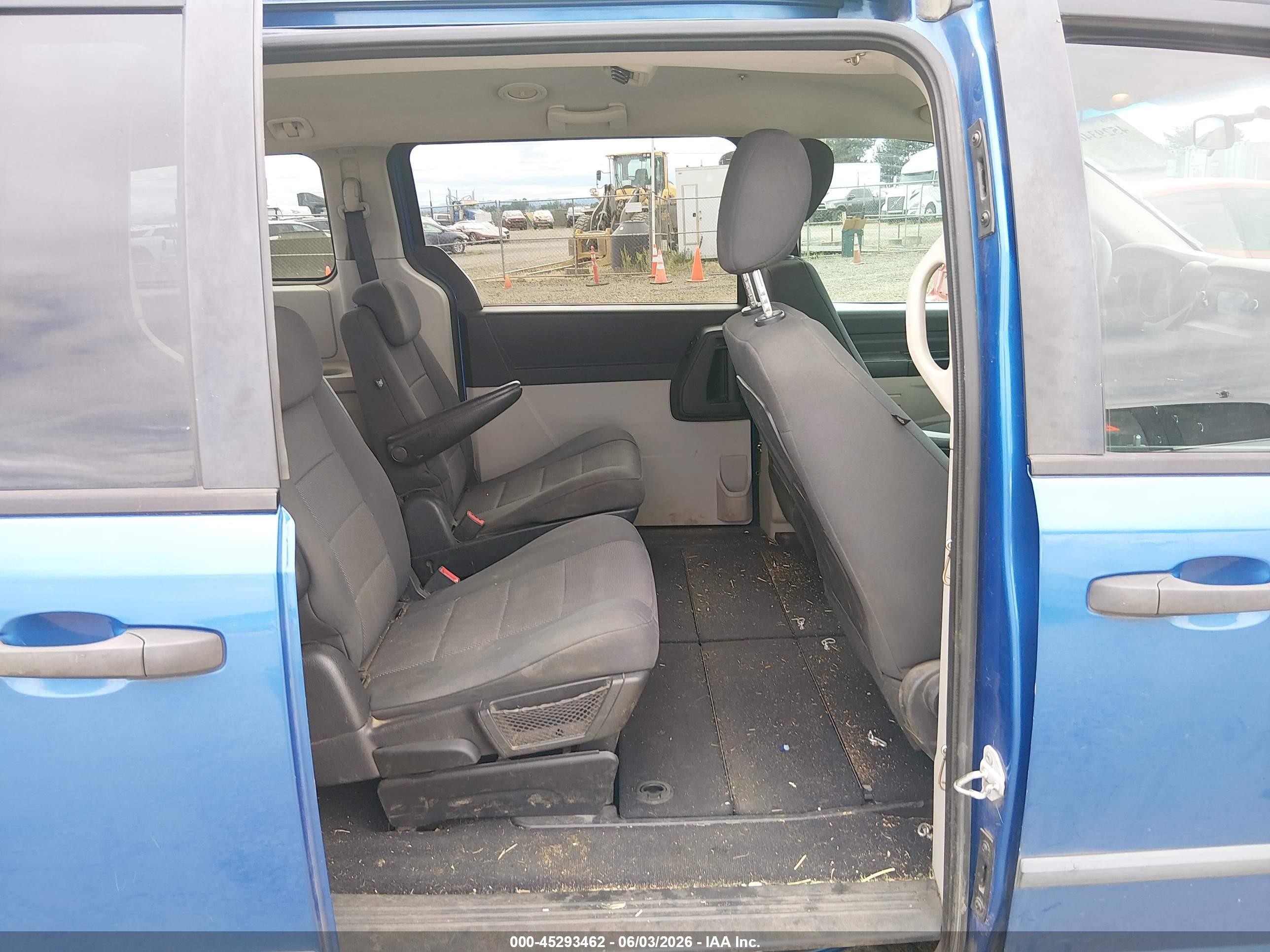 2008 Dodge Grand Caravan Se Blue vin: 2D8HN44H48R724627
