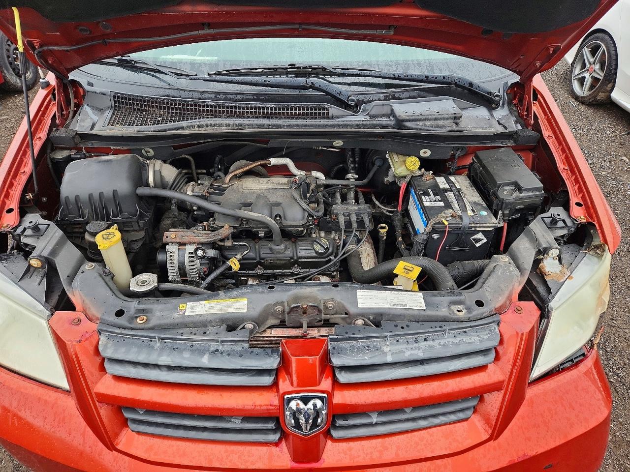 2008 Dodge Grand Caravan Se Orange vin: 2D8HN44H58R680685