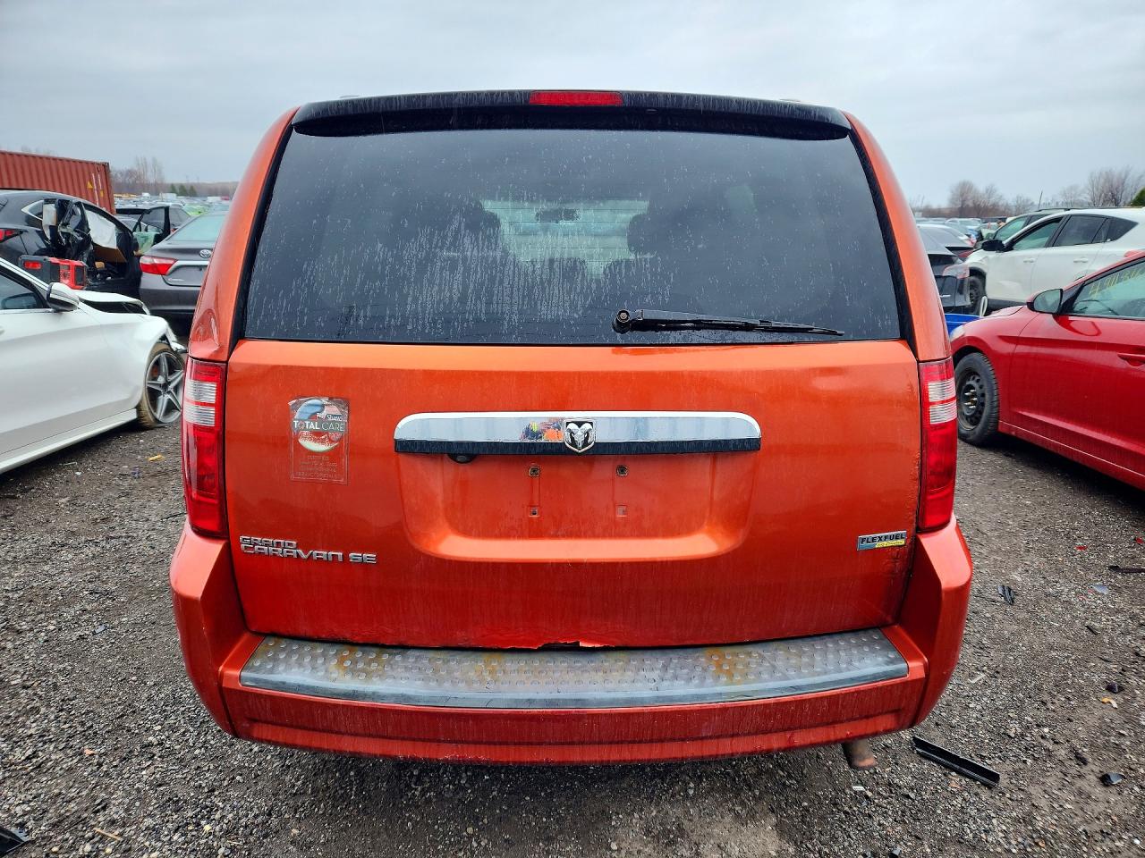 2008 Dodge Grand Caravan Se Orange vin: 2D8HN44H58R680685
