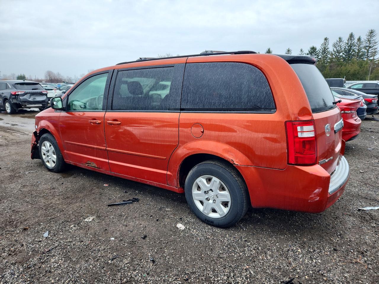 2008 Dodge Grand Caravan Se Orange vin: 2D8HN44H58R680685
