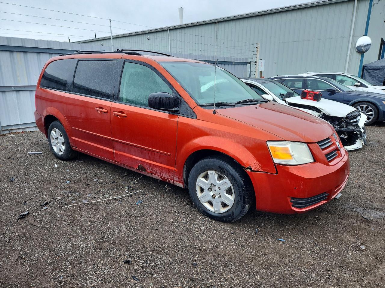 2008 Dodge Grand Caravan Se Orange vin: 2D8HN44H58R680685