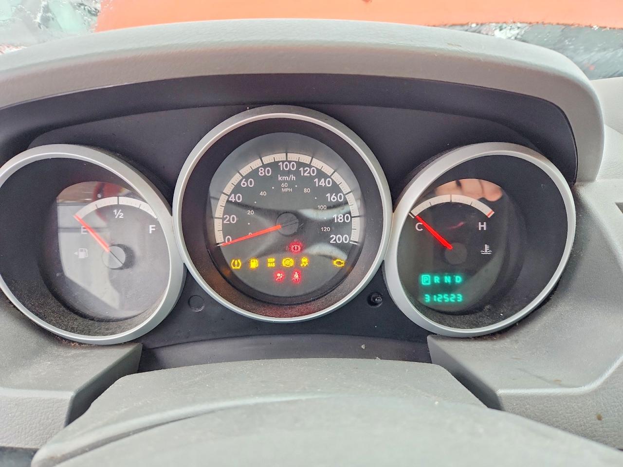 2008 Dodge Grand Caravan Se Orange vin: 2D8HN44H58R680685