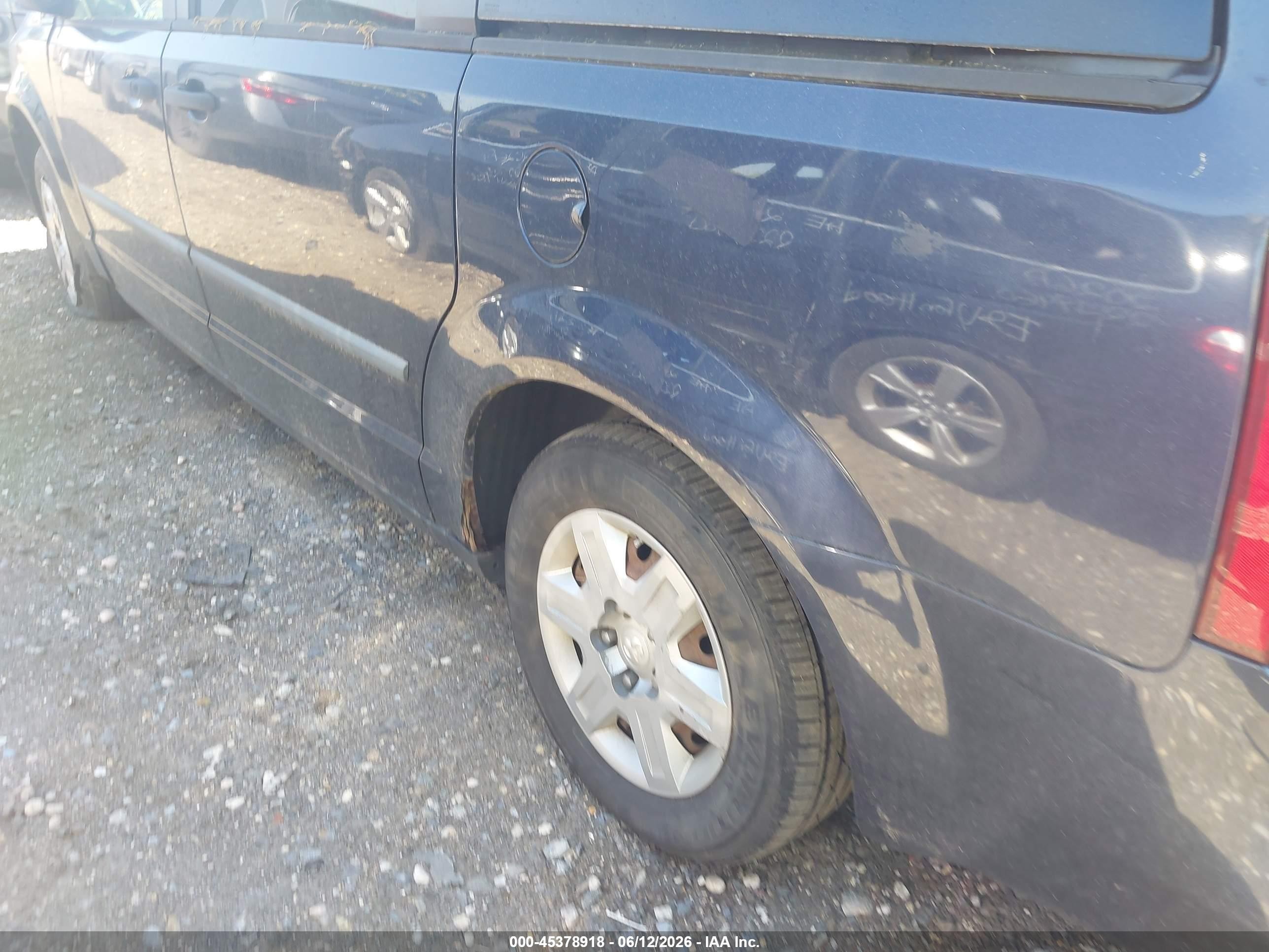 2008 Dodge Grand Caravan Se Синий vin: 2D8HN44H68R695213