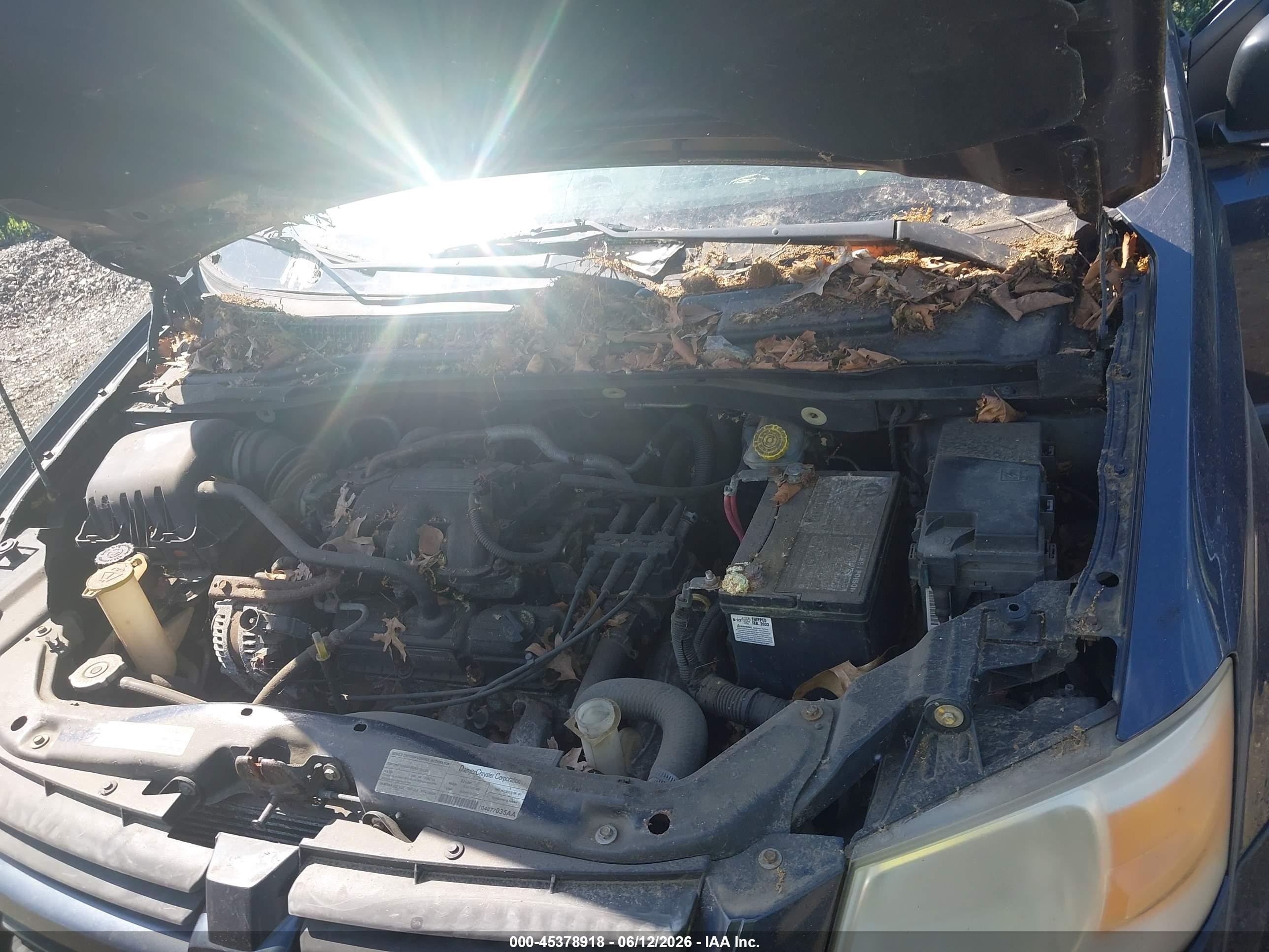 2008 Dodge Grand Caravan Se Синий vin: 2D8HN44H68R695213