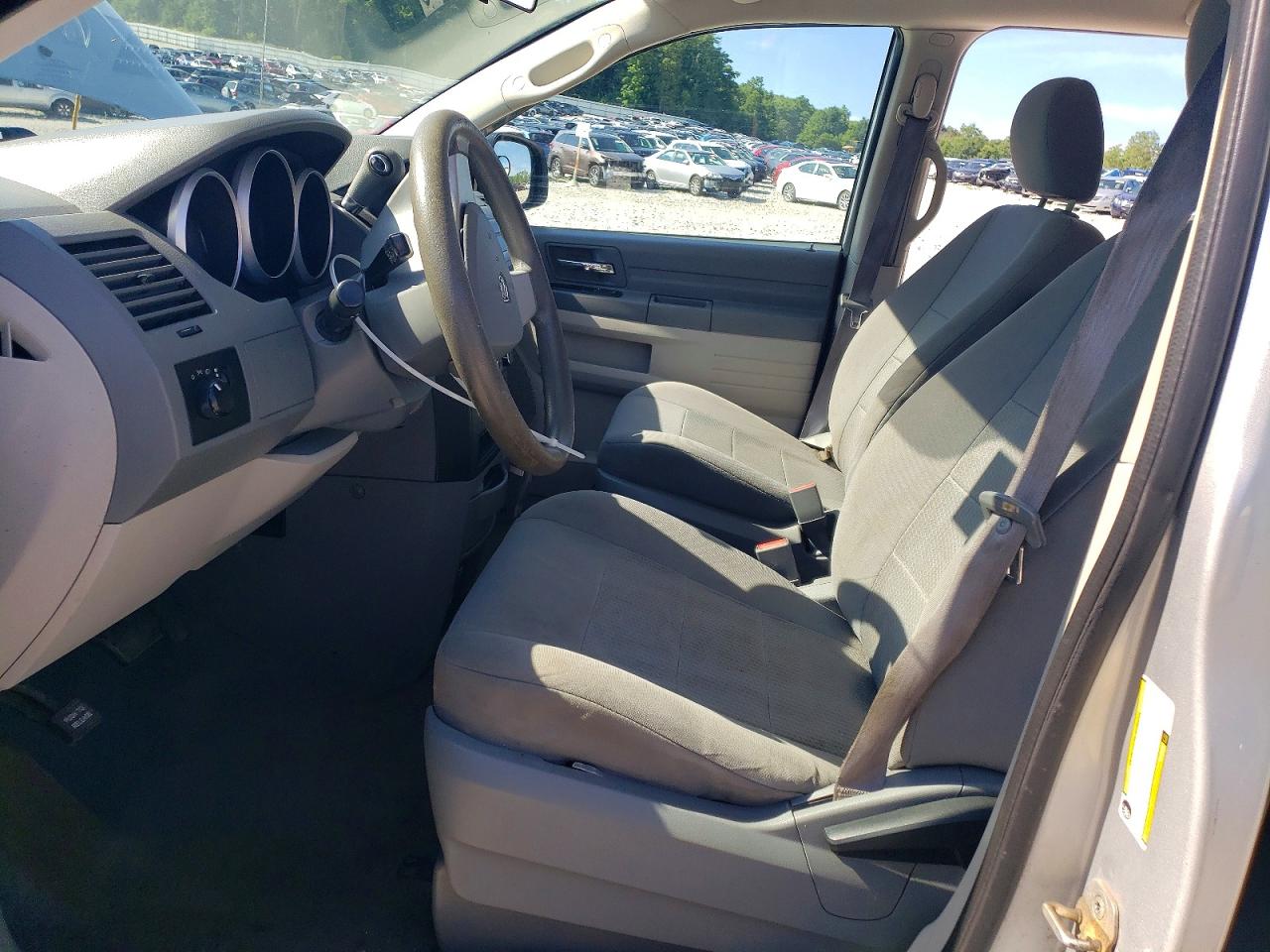 2008 Dodge Grand Caravan Se Gray vin: 2D8HN44H78R127505