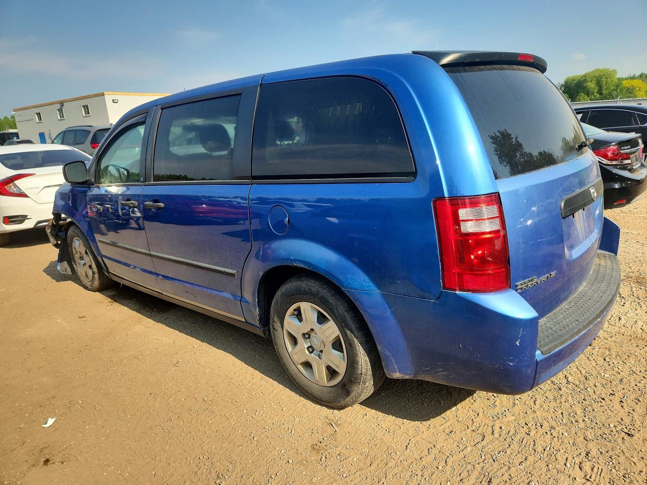 2008 Dodge Grand Caravan Se Blue vin: 2D8HN44H88R794065