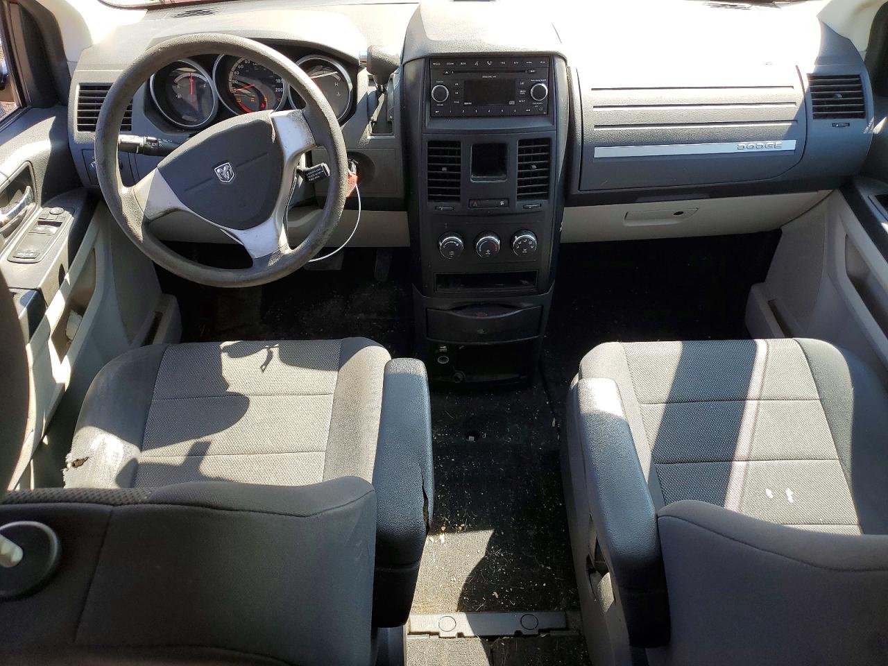2008 Dodge Grand Caravan Se Red vin: 2D8HN44H88R810443