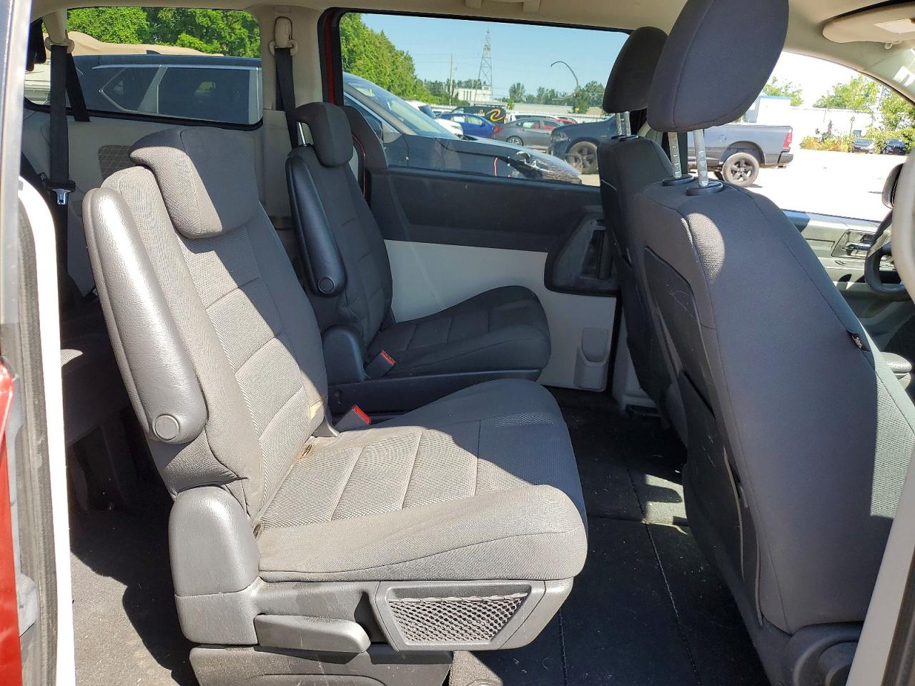 2008 Dodge Grand Caravan Se Red vin: 2D8HN44H88R810443