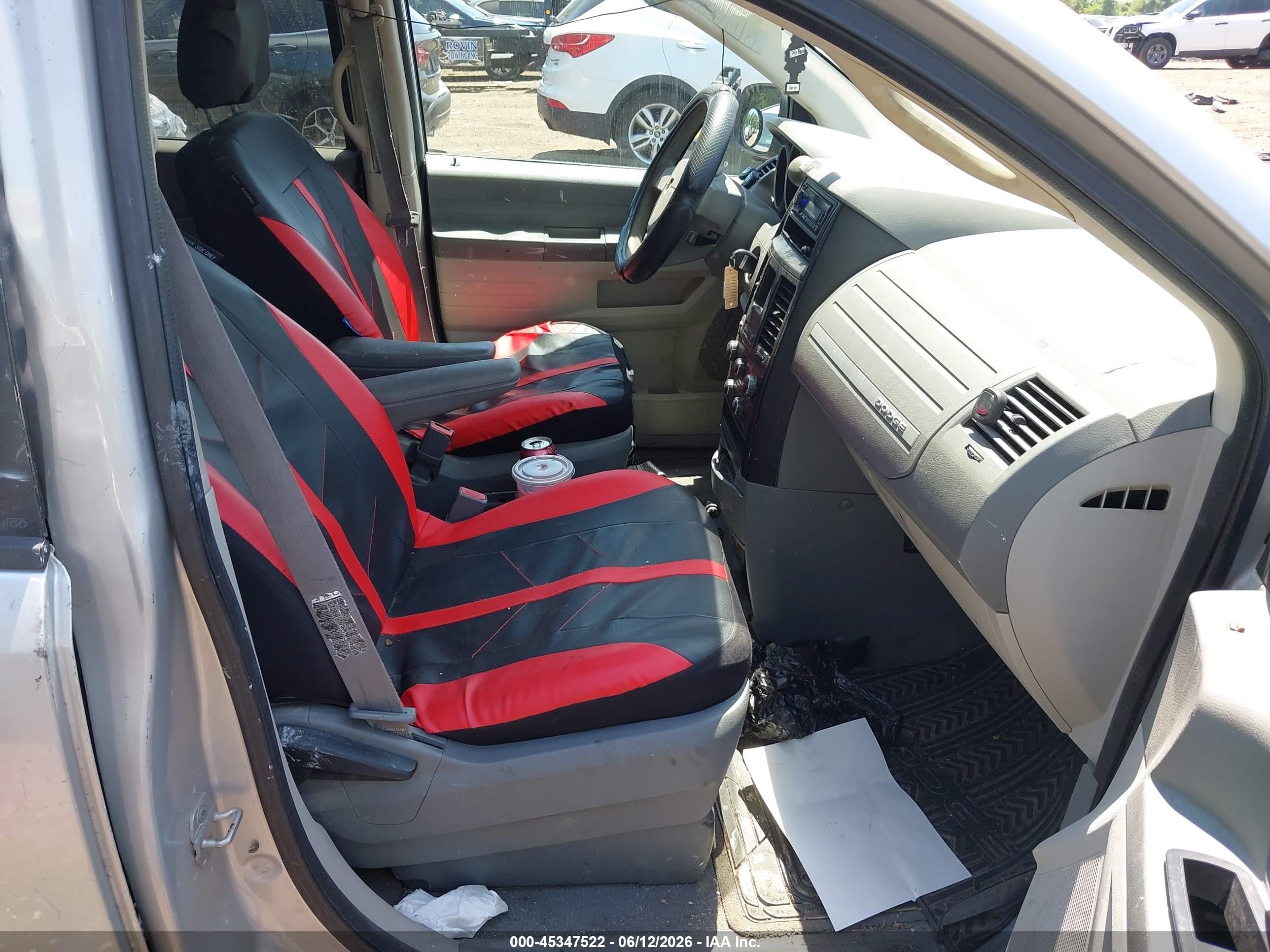 2008 Dodge Grand Caravan Se Silver vin: 2D8HN44H98R603527